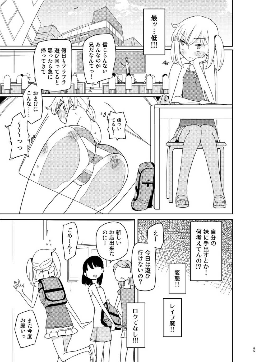 [Semimogura (Yoshiie)] Iinari Imouto Onahole [Digital] - Page 4