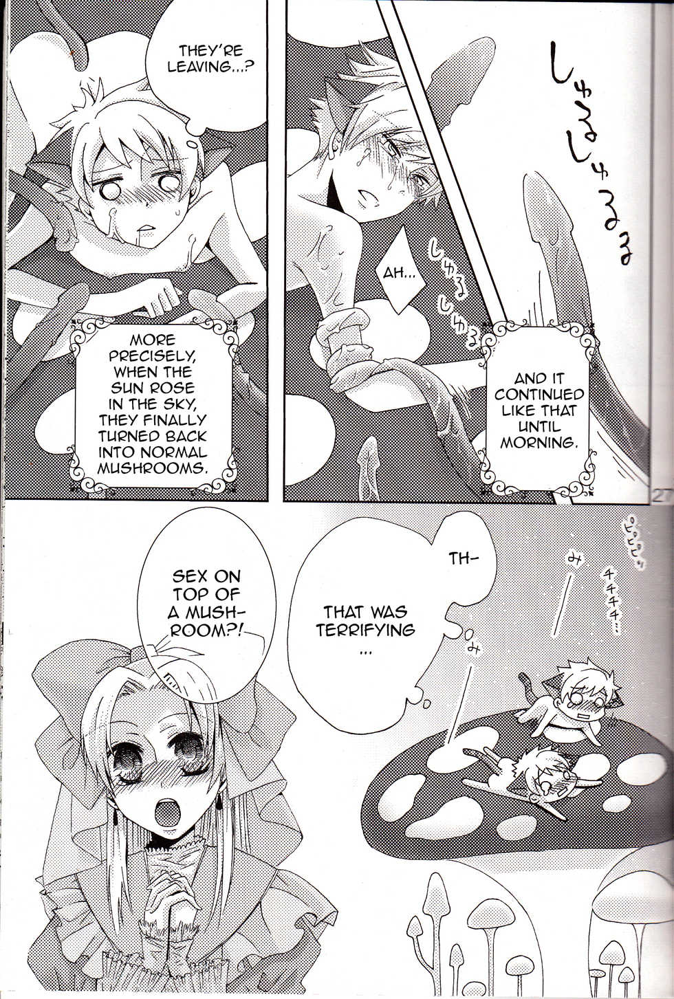 (C78) [Futago Beya (Kitayori Minami)] Shokushu | -Tentacles- Mew Mew Panic (Ouran High School Host Club) [English] [Zero Translations] - Page 25