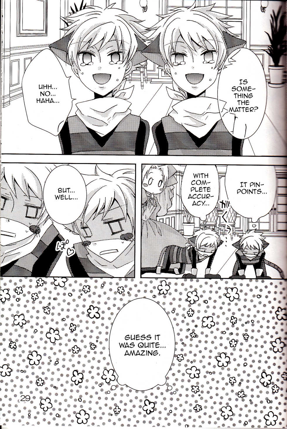 (C78) [Futago Beya (Kitayori Minami)] Shokushu | -Tentacles- Mew Mew Panic (Ouran High School Host Club) [English] [Zero Translations] - Page 29