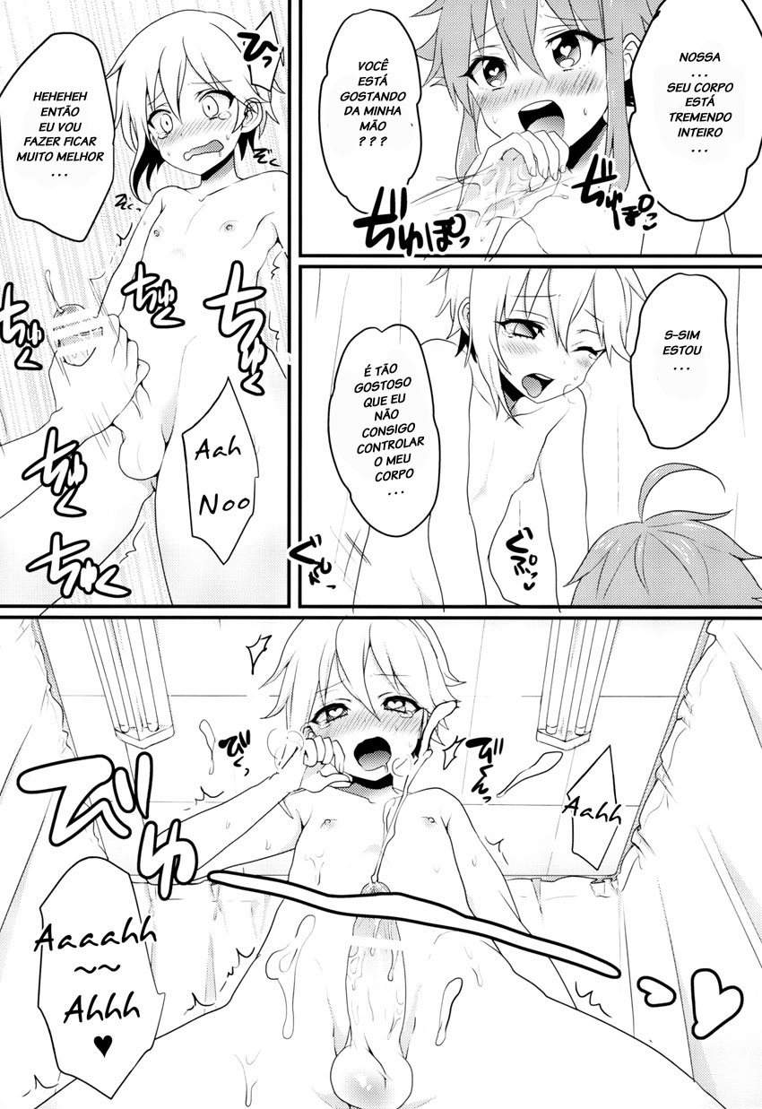 (brilliant days 4) [Koneko Gumi (Poron)] Ni~chan to Bouchama ga Hoken Shitsu de Nakayoshi Suru Hon (Ensemble Stars!) [Portuguese-BR] [LIANEF] - Page 11