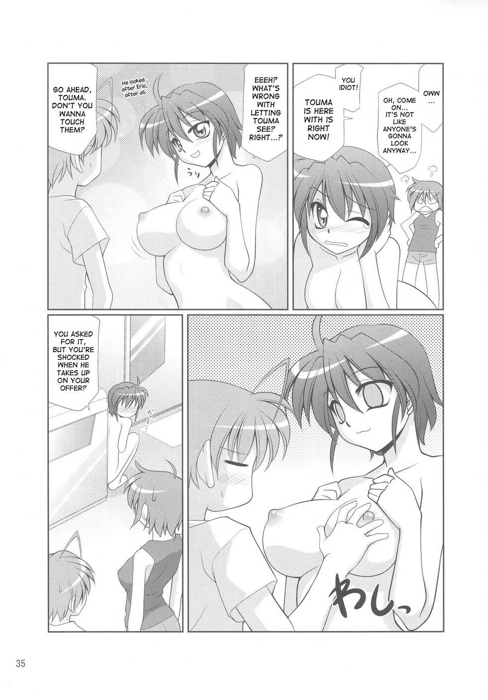 (C80) [Utanone Dou (Various)] Magical Party (Mahou Shoujo Lyrical Nanoha) [English] [desudesu] - Page 35