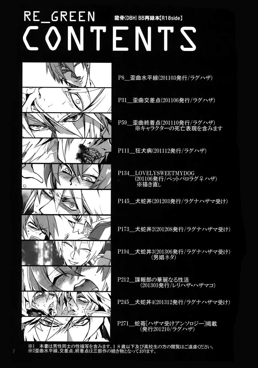 (HaruCC19) [Ryukotsu (Rokusuke)] RE_GREEN (BLAZBLUE) - Page 6