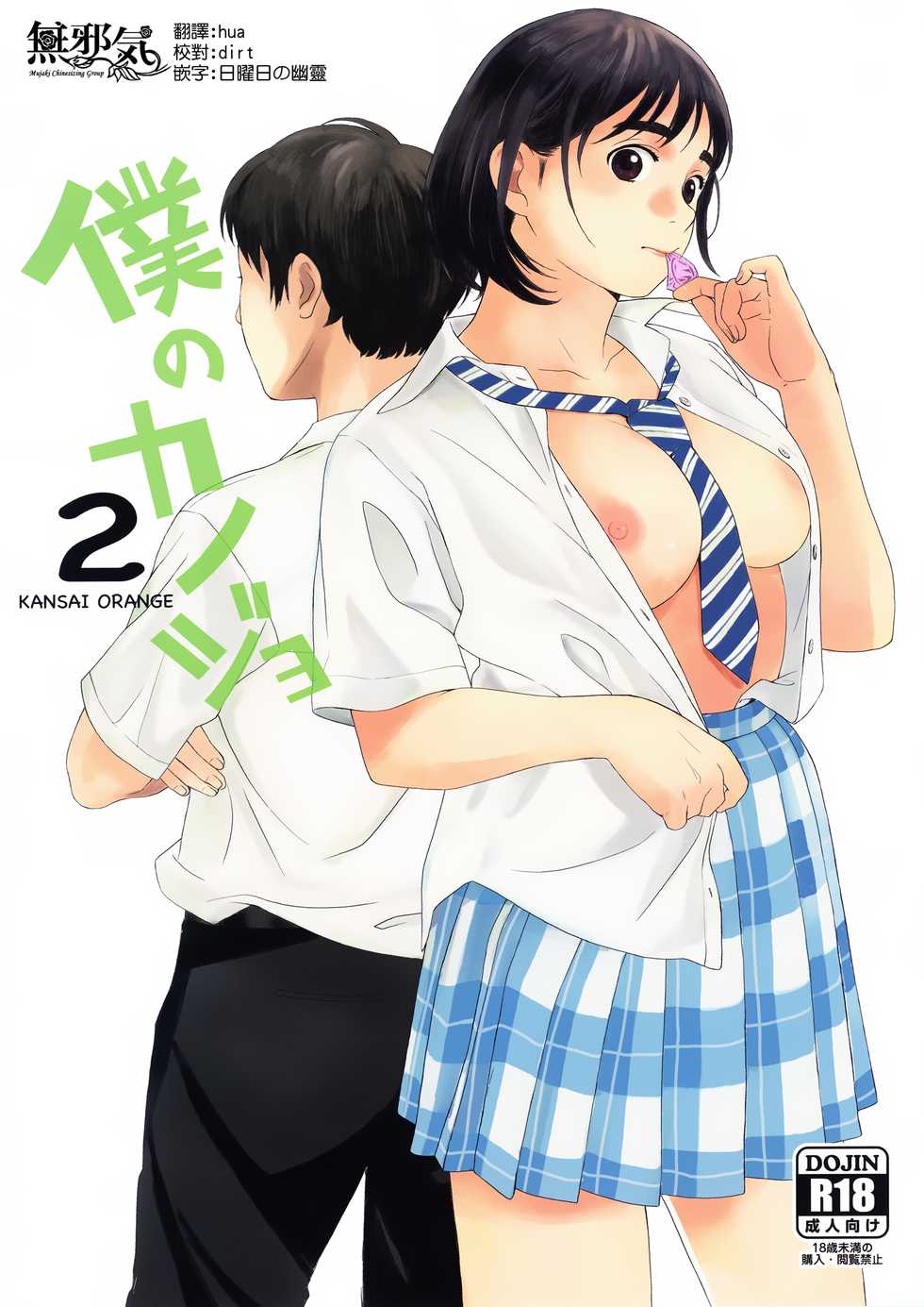 (COMIC1☆13) [Kansai Orange (Arai Kei)] Boku no Kanojo 2 (Fujiyama-san wa Shishunki) [CHINESE] [無邪気漢化組] - Page 1