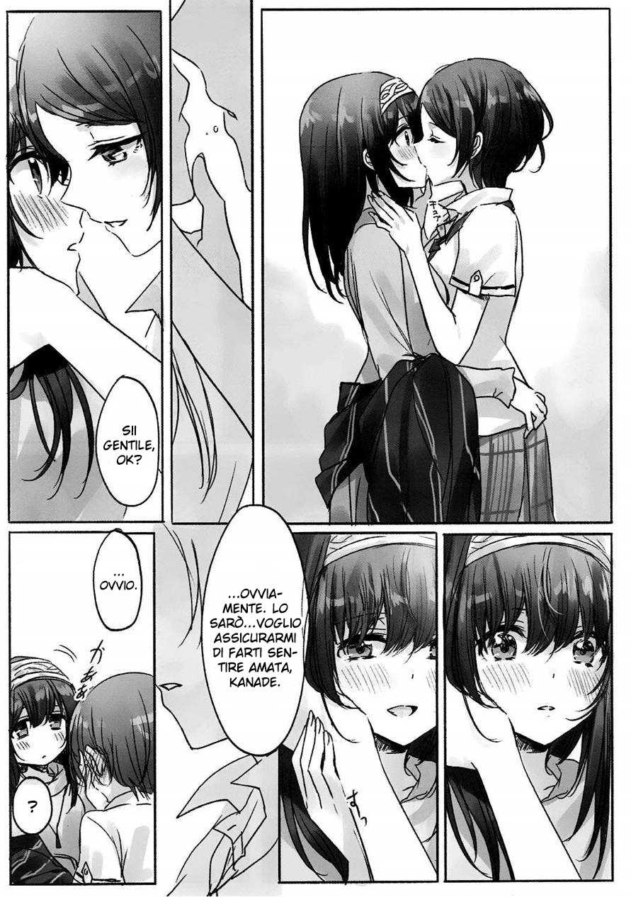 (Utahime Teien 11) [Tsuki no Uragawa (Romi)] Kanade-san, Daitemo Yoroshii Deshouka | Kanade, Posso Possederti, Stanotte? (THE IDOLM@STER CINDERELLA GIRLS) [Italian] [Hentai Fantasy] - Page 7