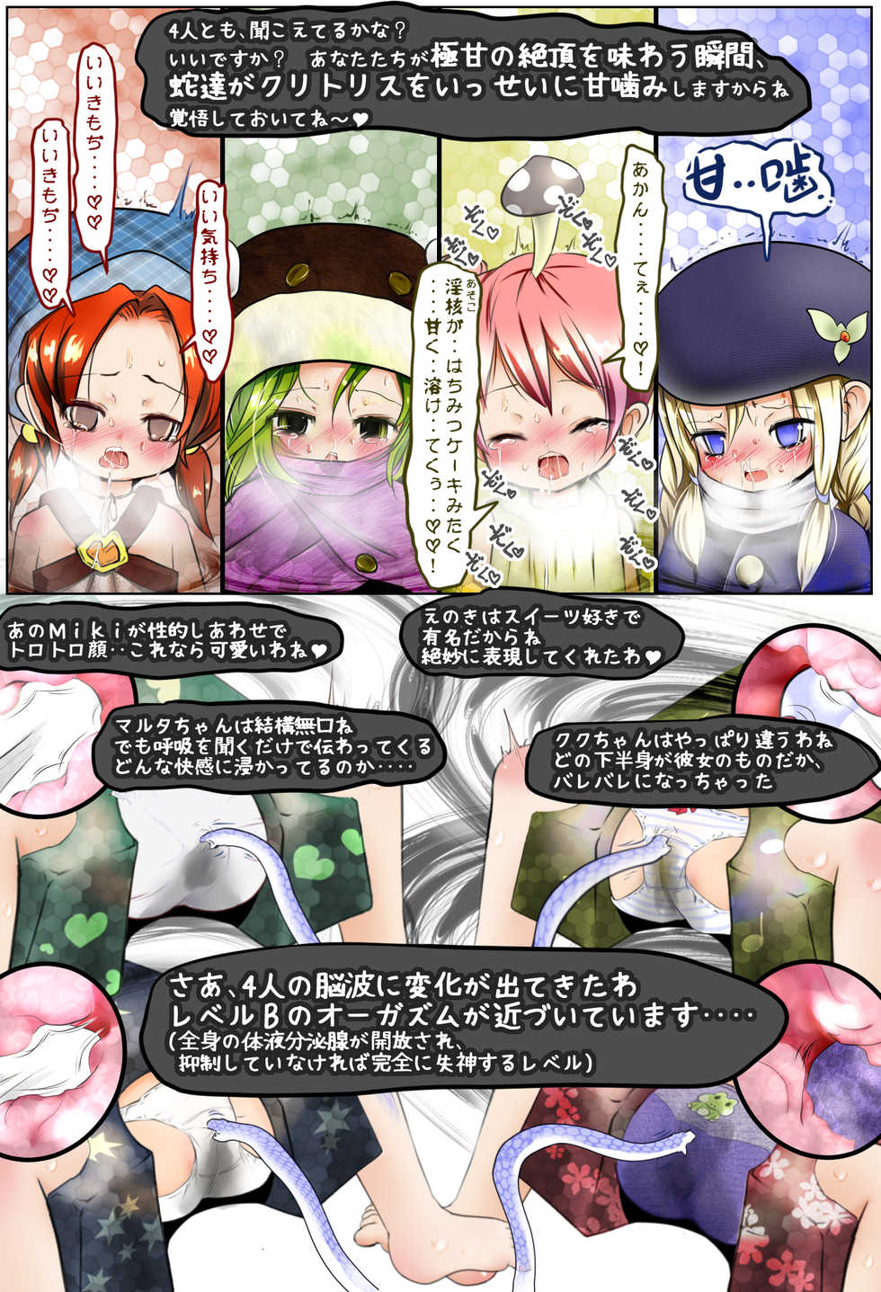 [Mitsuami Mobius (Midoriko)] ClitoriSurvival! ~Madoushiki Inkaku Kougeki ni yoru Ohanabatake Taikyuu Race~ - Page 29