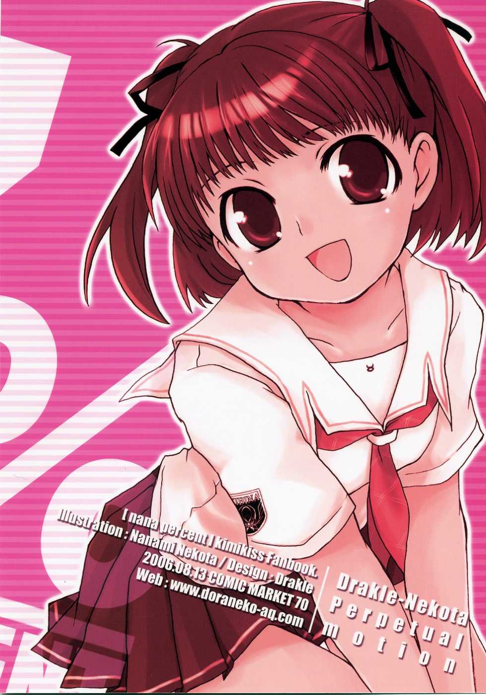(C70) [Drakle-Nekota Perpetual Motion (Nekota Nanami)] 7% (KiMiKiSS) - Page 22