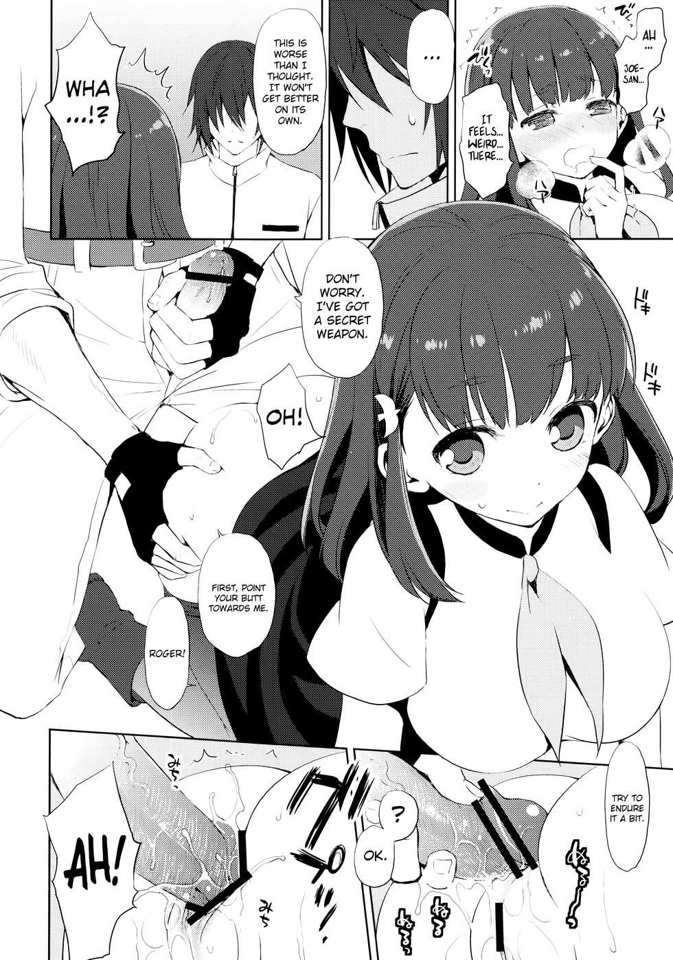 (C84) [Aa Aishiteru (Taishow Tanaka)] Hajimete Utsuutsu (Gatchaman Crowds) [English] [EHCOVE] - Page 9