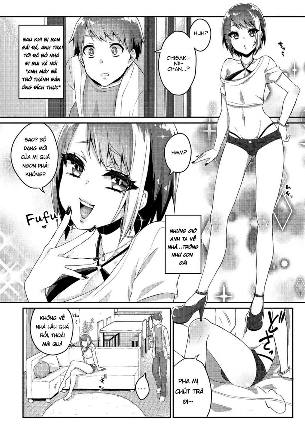 [Binto] Nii-chan wa Bitch Gal (Gekkan Web Otoko no Ko-llection! S Vol. 26) [Vietnamese Tiếng Việt] [Shinto] [Digital] - Page 2