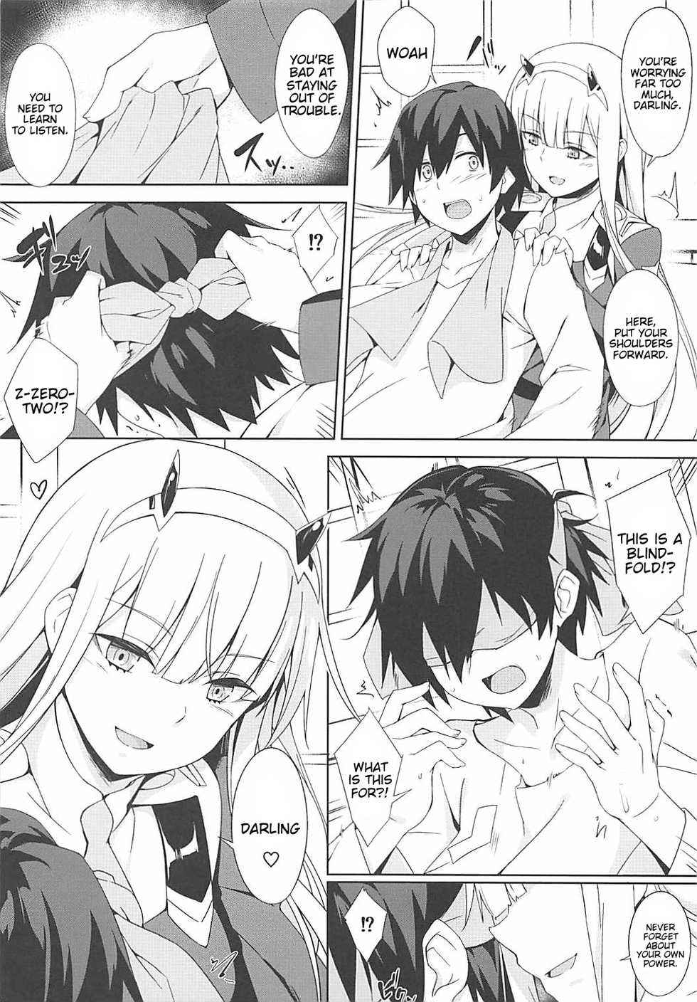 (COMIC1☆13) [Otukimi Koubo (Akizora Momidi)] Darling Escort (DARLING in the FRANXX) [English] [PerceptivePercival] - Page 5