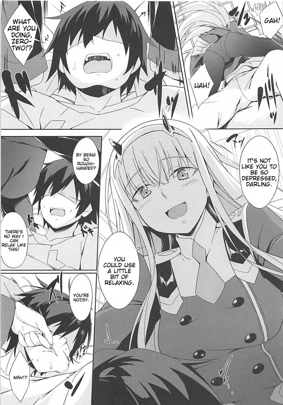 (COMIC1☆13) [Otukimi Koubo (Akizora Momidi)] Darling Escort (DARLING in the FRANXX) [English] [PerceptivePercival] - Page 6