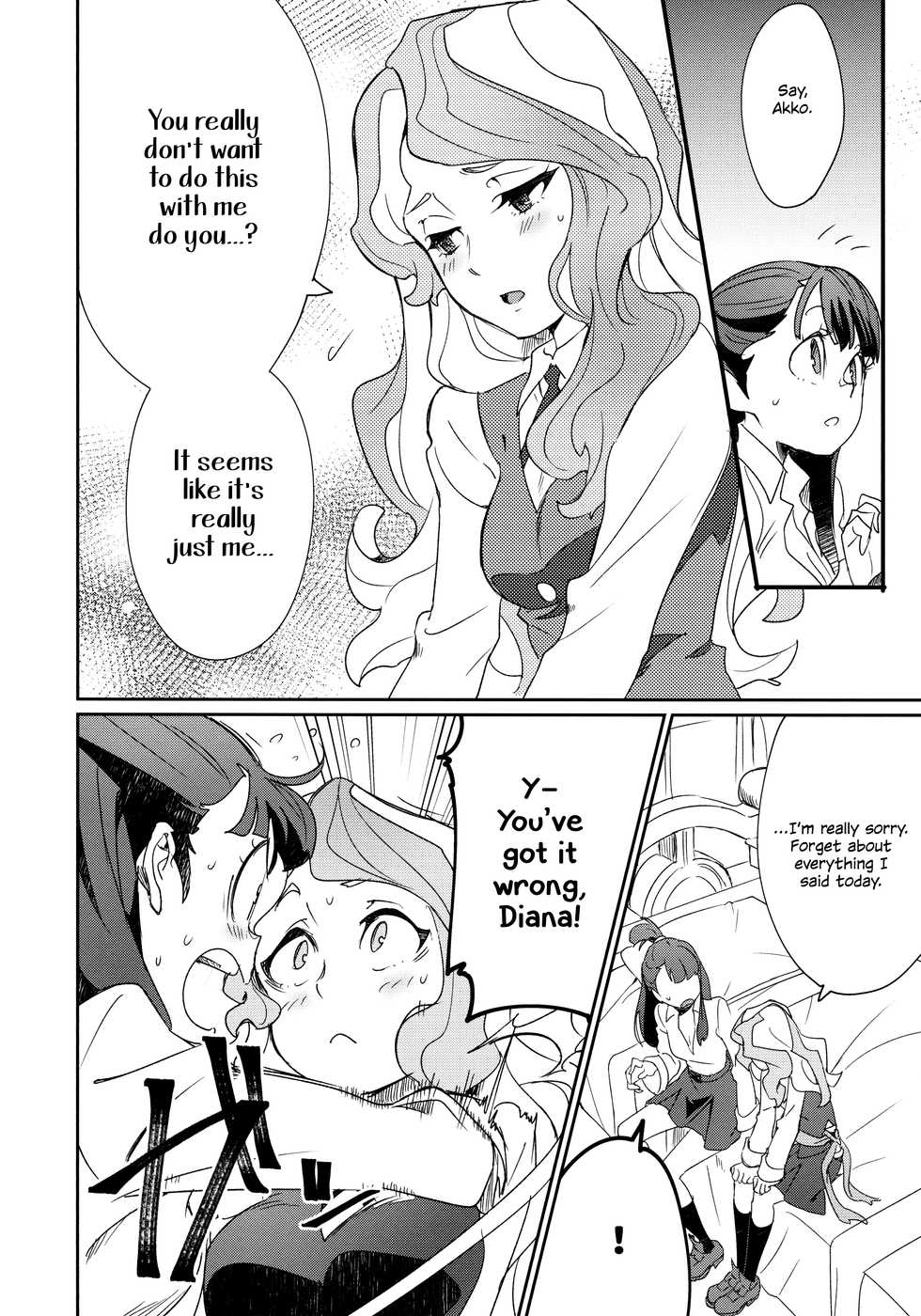 (C92) [Daichibokujou (Makiba)] xxx (Little witch Academia) [English] [Decensored] - Page 16