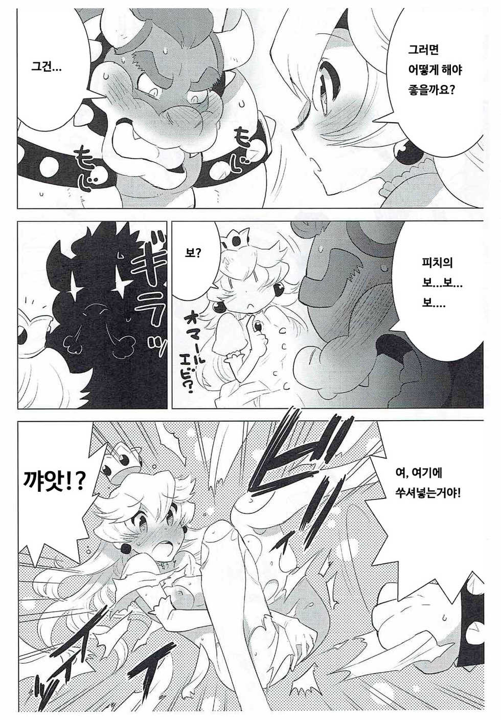 (Kemoket 4) [ryusuke works (Nagareboshi Purin)] PRINCESS LESSON (Super Mario Brothers) [Korean] - Page 10