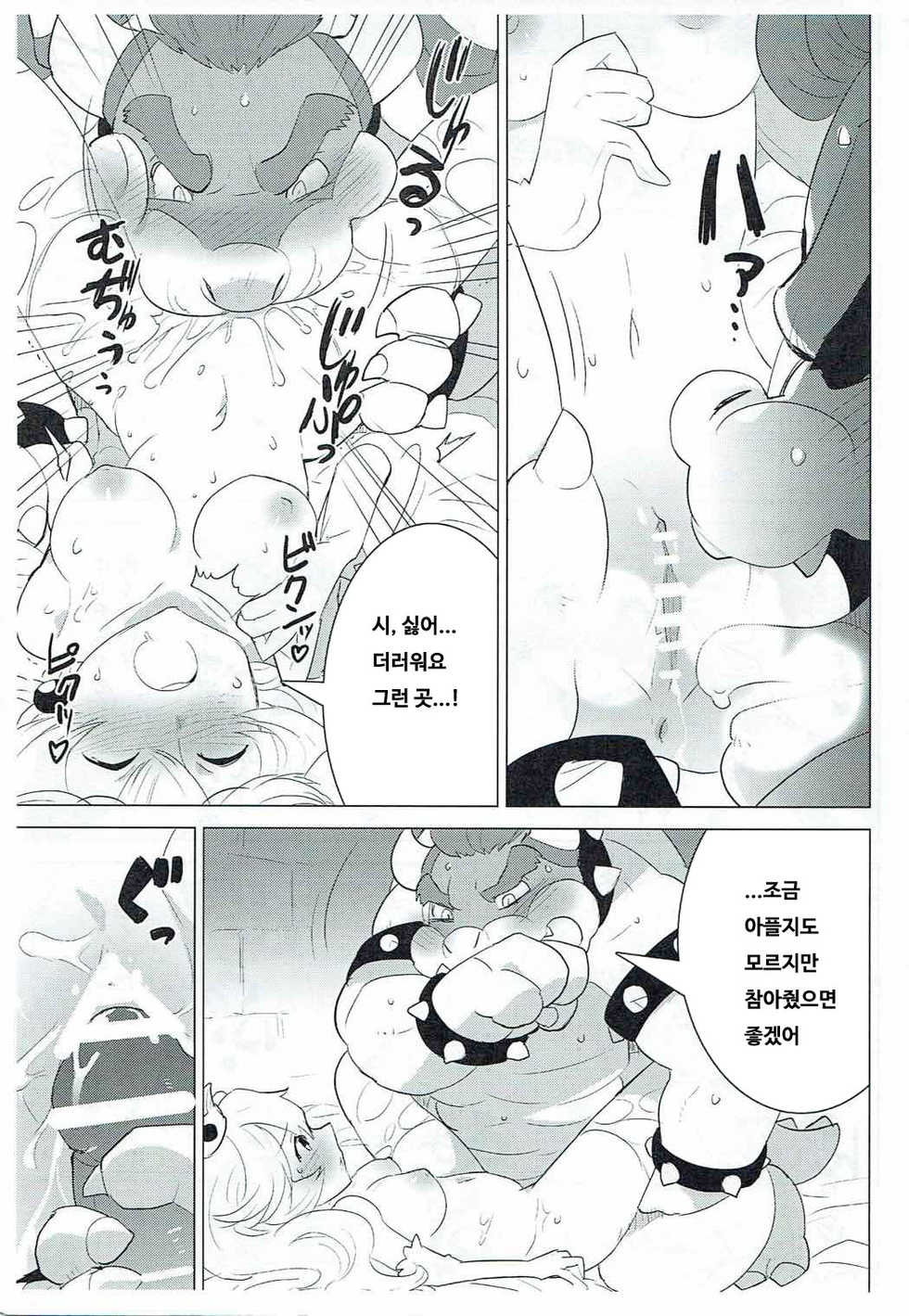 (Kemoket 4) [ryusuke works (Nagareboshi Purin)] PRINCESS LESSON (Super Mario Brothers) [Korean] - Page 11