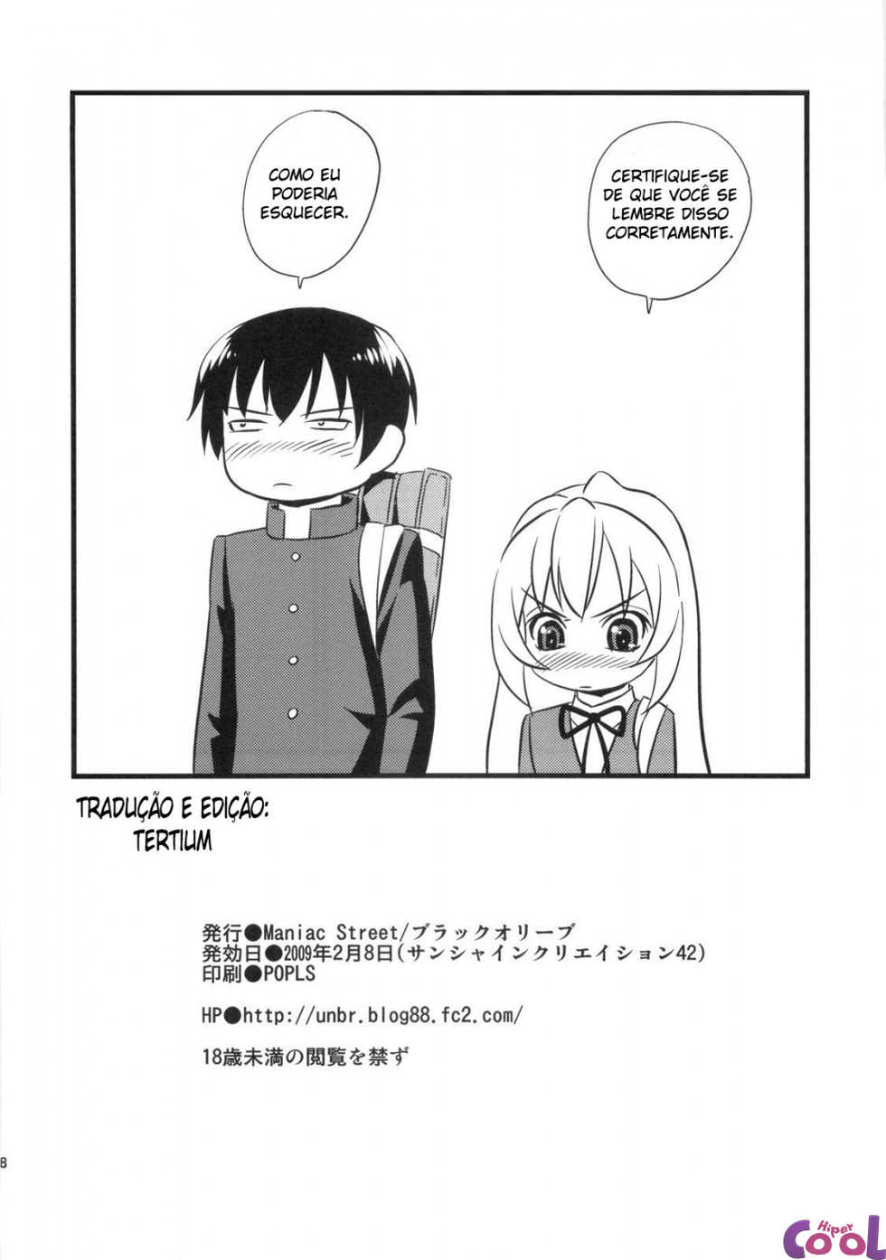 (SC42) [Maniac Street (Black Olive)] ATTACHMENT (Toradora!) [Portuguese-BR] {Hiper.cooL} - Page 28