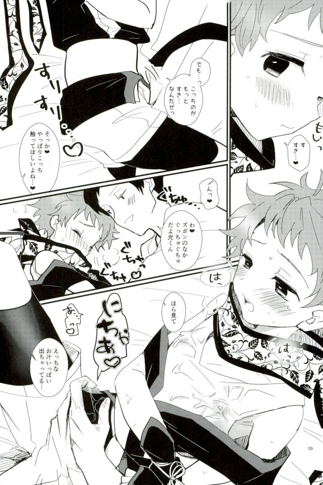 (brilliant days 10) [Konekopan (rie)] Ikenai Hikari no Oshinobi Ride (Ensemble Stars!) - Page 7