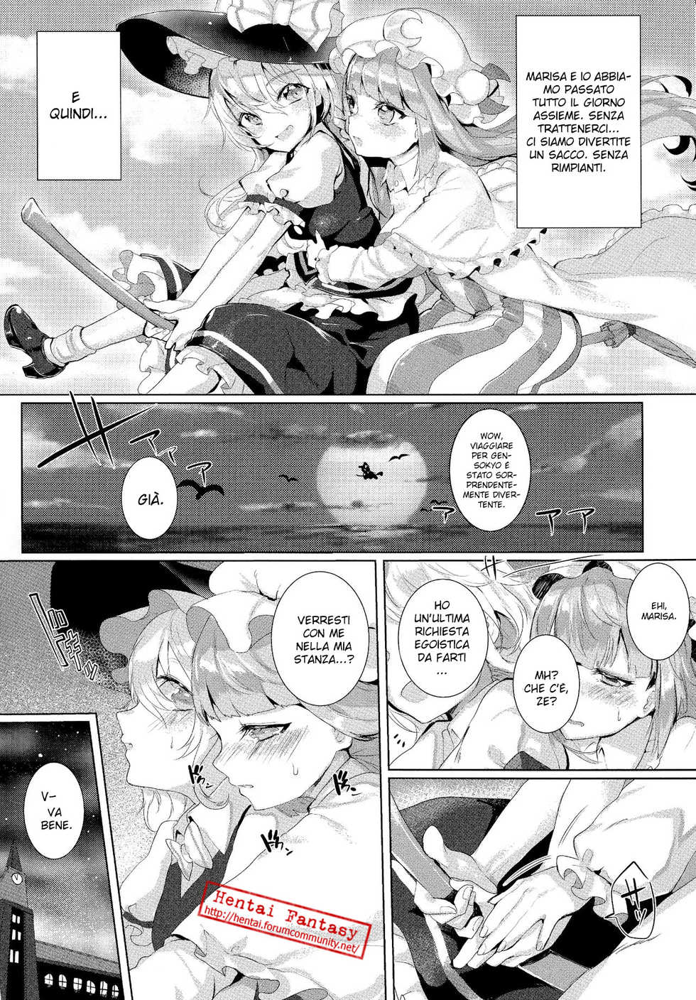 (Reitaisai 11) [Gasshuukoku Netamekoru (Nekometaru)] Soredemo Marisa ga Suki (Touhou Project) [Italian] {Hentai Fantasy} - Page 11