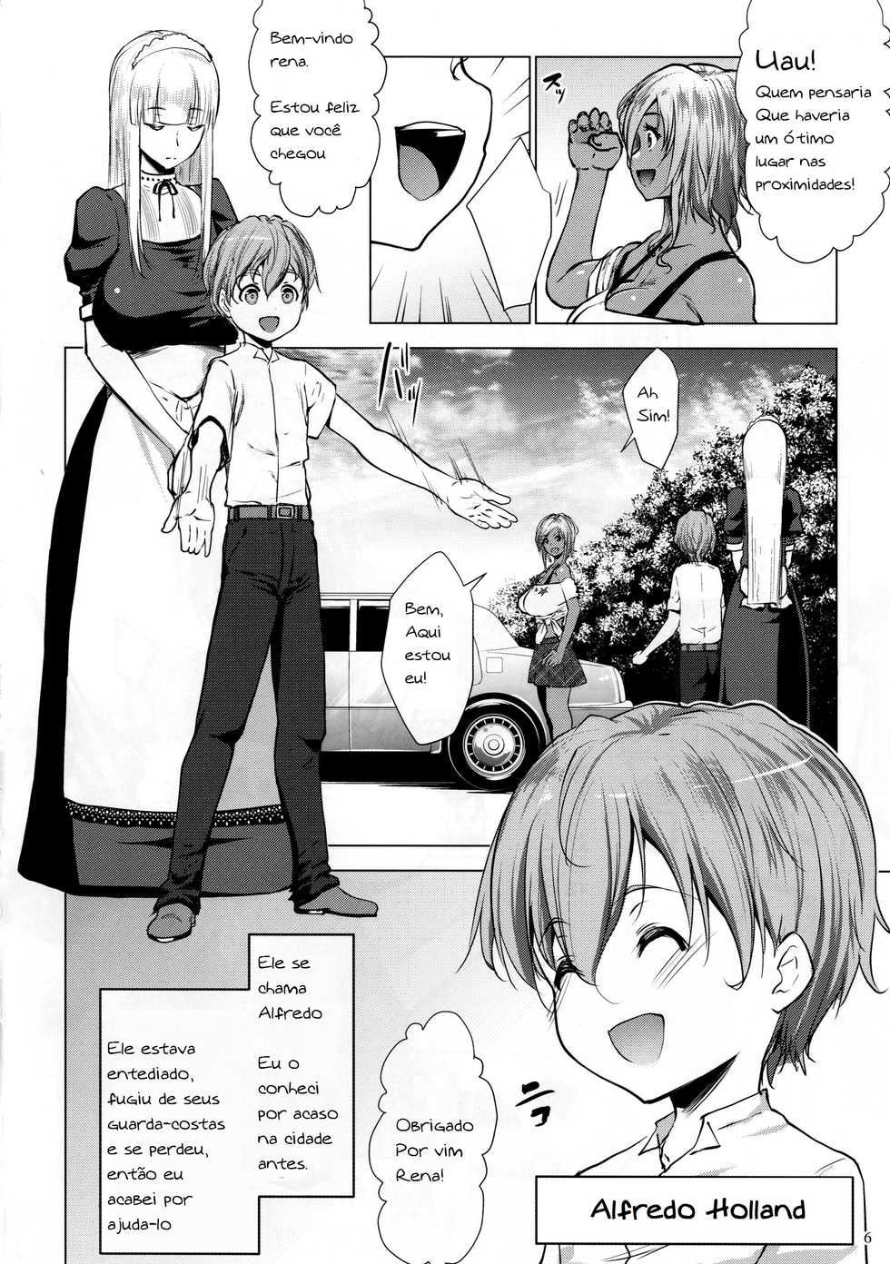 (COMIC1☆10) [Nanatsu no Kagiana (Nanakagi Satoshi)] Gal Shota Cinderella [Portuguese-BR] - Page 6