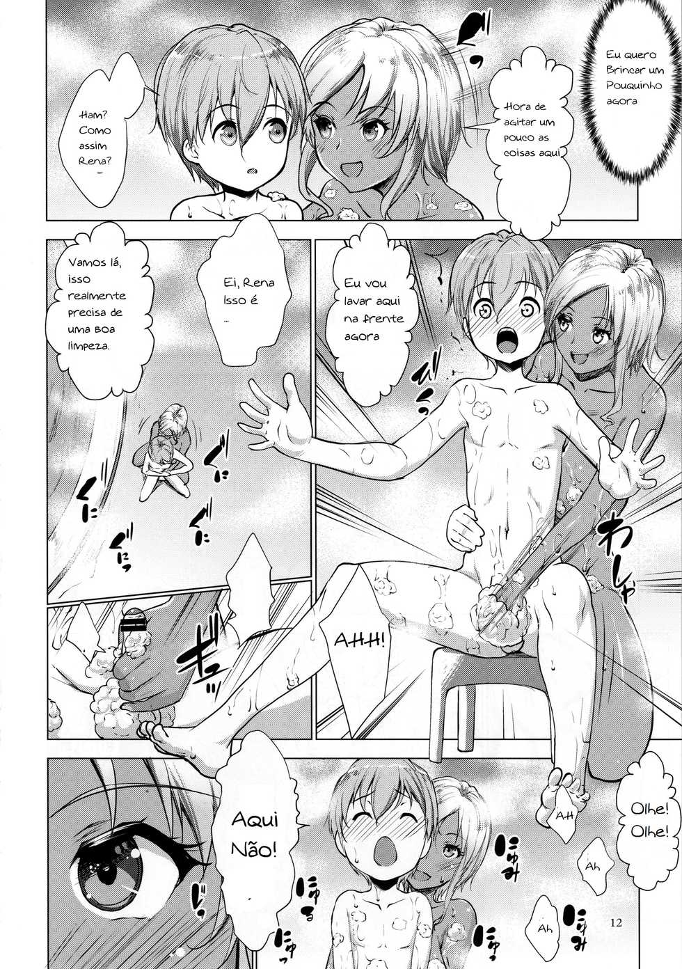 (COMIC1☆10) [Nanatsu no Kagiana (Nanakagi Satoshi)] Gal Shota Cinderella [Portuguese-BR] - Page 12