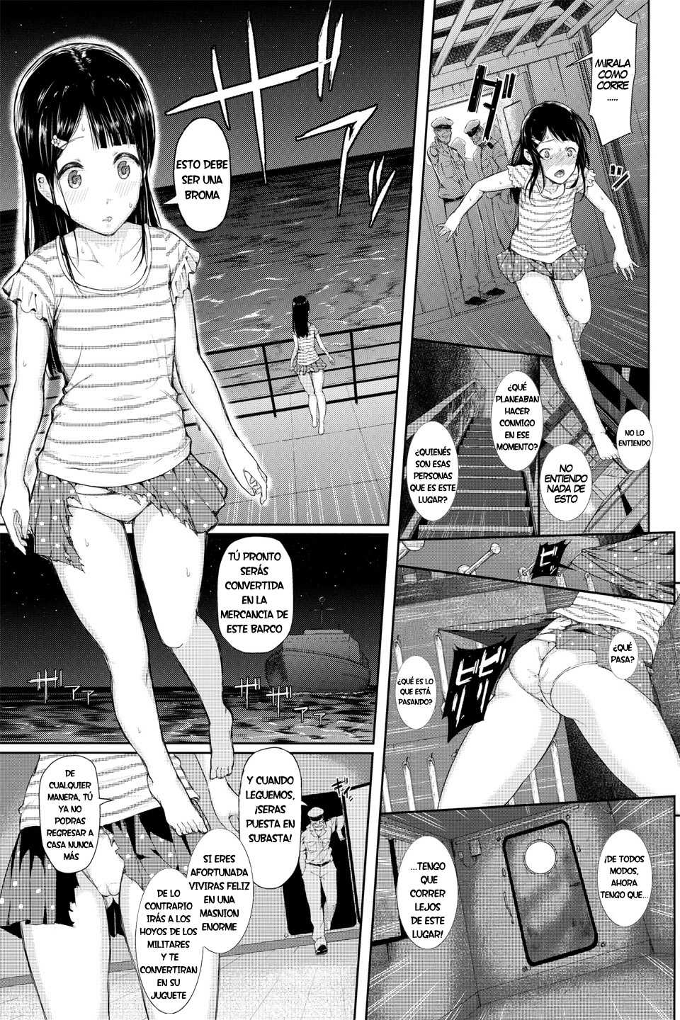 (C84) [Shioya Abu Tsuushin (shio604)] Mesufune ~Shoujo wa Fune de Mesu ni Naru~ | El Buque de la Violación [Spanish] [Fatallezard/End] - Page 8