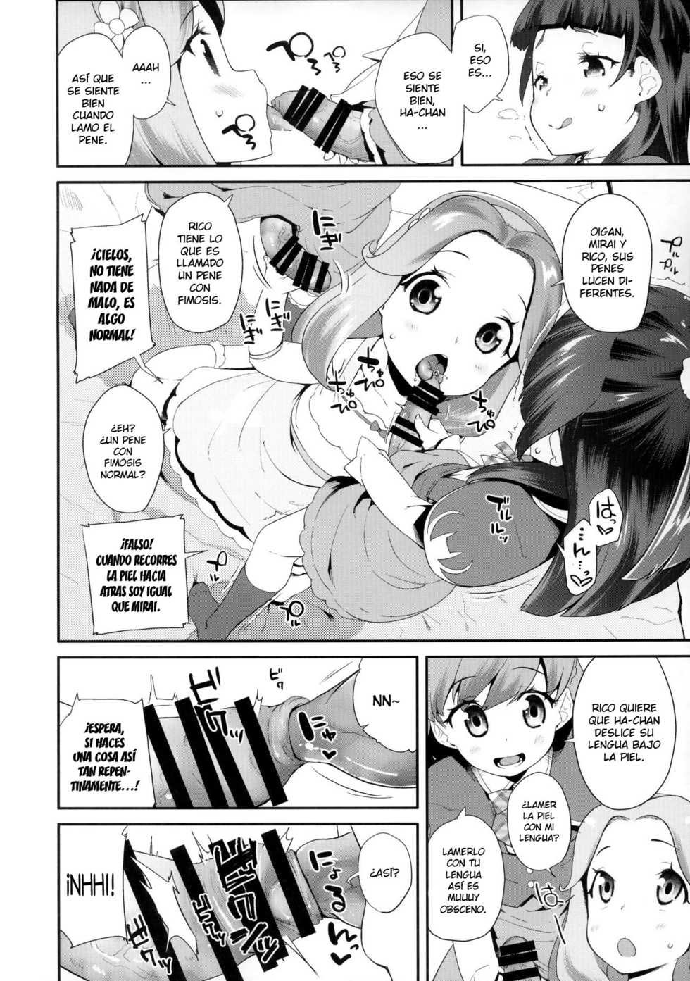 (C91) [condiment moderately (Maeshima Ryo)] Cure Up Ra Pa Pa! Ha-chan no Noumiso Kowarechae! (Mahou Tsukai Precure!) [Spanish][elmoedela8] - Page 5