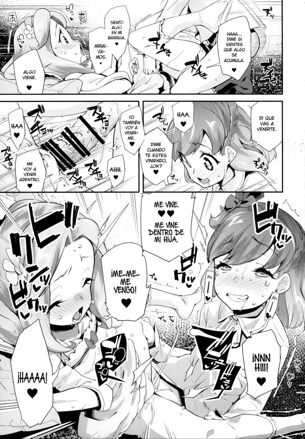 (C91) [condiment moderately (Maeshima Ryo)] Cure Up Ra Pa Pa! Ha-chan no Noumiso Kowarechae! (Mahou Tsukai Precure!) [Spanish][elmoedela8] - Page 10