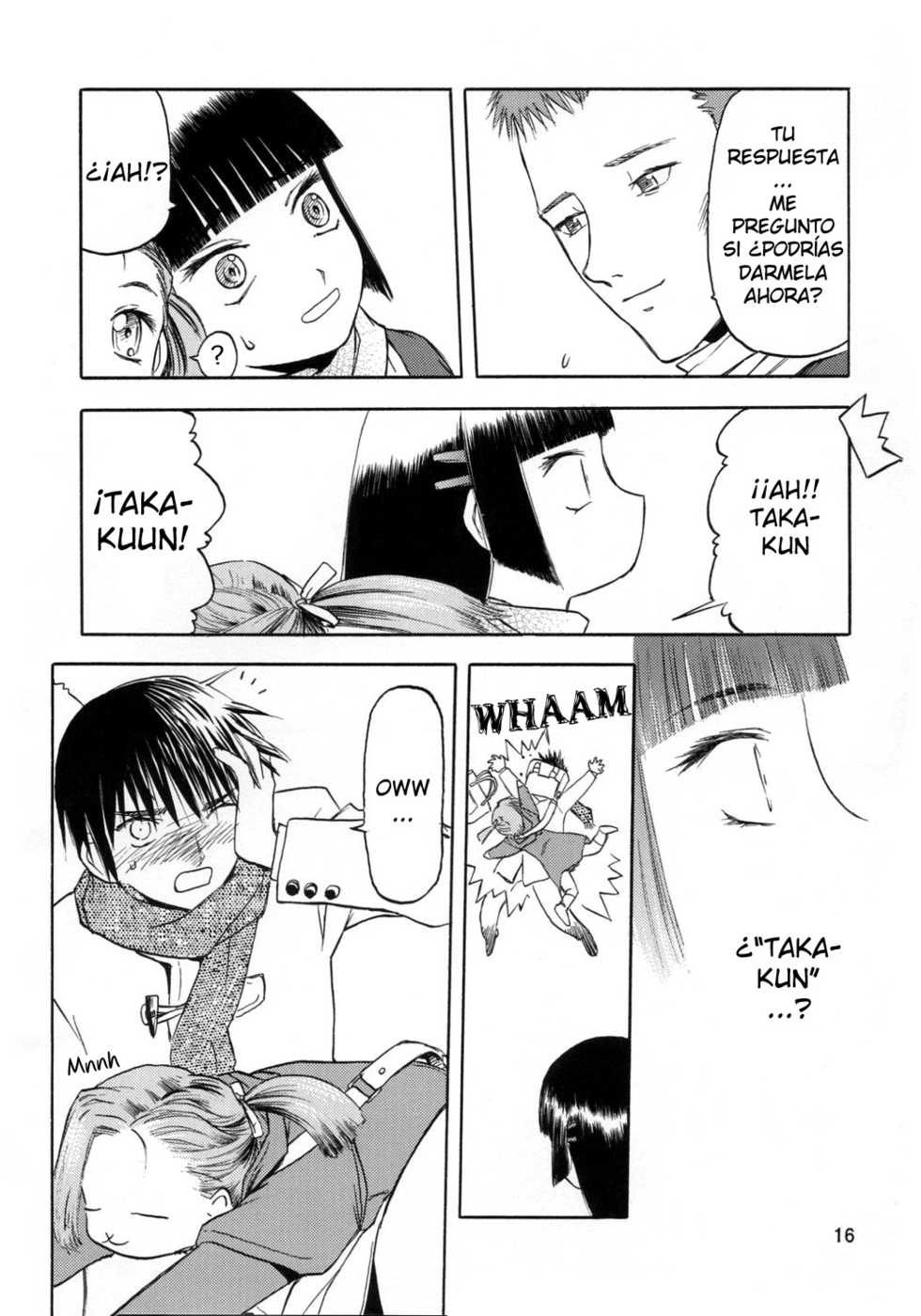 (COMIC1) [Wakuwaku Doubutsuen (Tennouji Kitsune)] Blue Snow Blue Soushuuhen 1 scene.1 [Spanish] {Netorare World} - Page 17