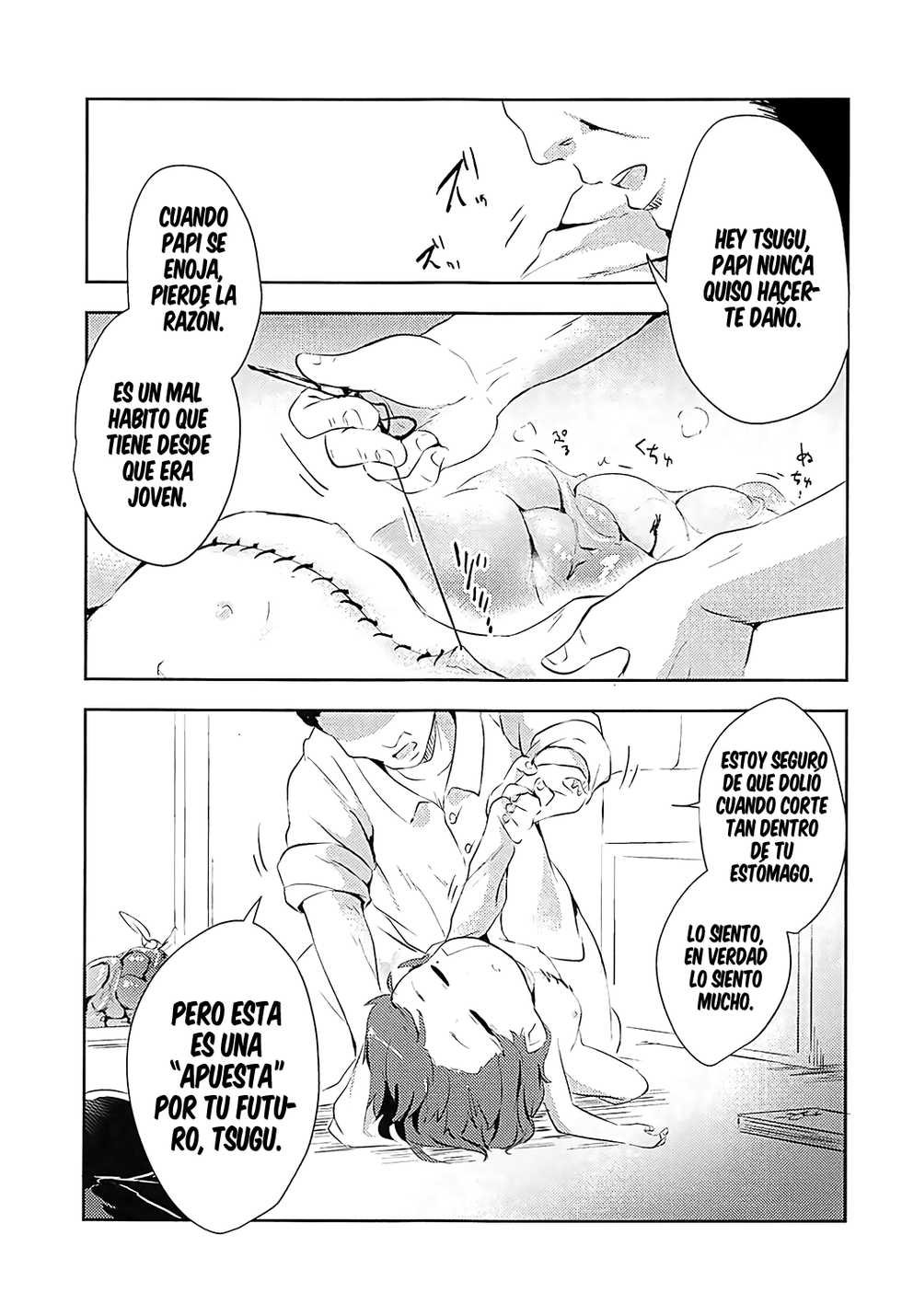 (ABnormal Comic Day! 4) [02 (Harasaki)] Believe in Reincarnation. (Hatoba Tsugu) [Spanish] [cywdt.group] - Page 17