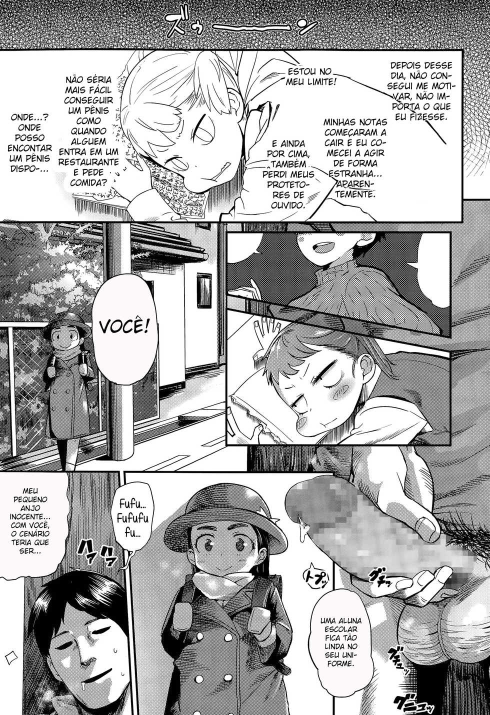 [BeNantoka] Bitch Eisai Kyouiku | Gifted Bitch Education (COMIC LO 2015-05) [Portuguese-BR] [Gasai Yuno4444] - Page 3