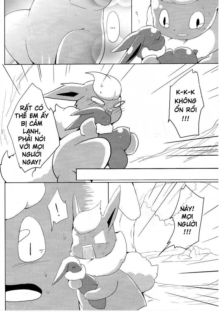 (Kemoket) [Kemono no Koshikake (Azuma Minatu)] Buu-chan ga Onnanoko ni Dokidoki Suru Hon. | Book Where Flareon Gets Excited By Girls. (Pokémon) [Vietnamese Tiếng Việt] - Page 12