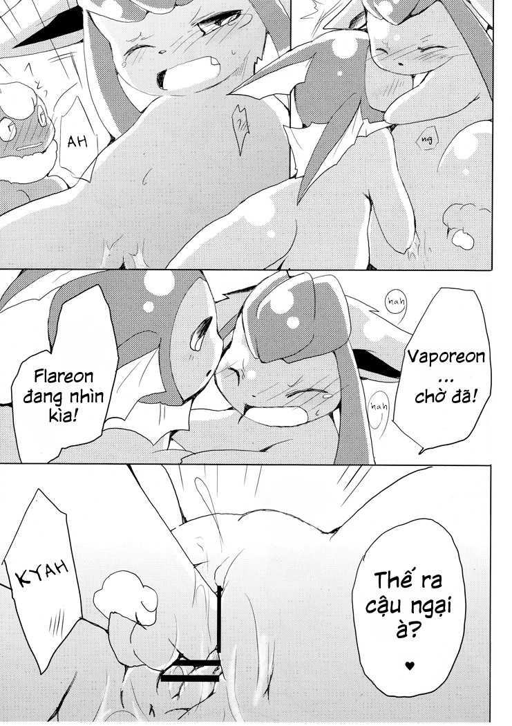 (Kemoket) [Kemono no Koshikake (Azuma Minatu)] Buu-chan ga Onnanoko ni Dokidoki Suru Hon. | Book Where Flareon Gets Excited By Girls. (Pokémon) [Vietnamese Tiếng Việt] - Page 15