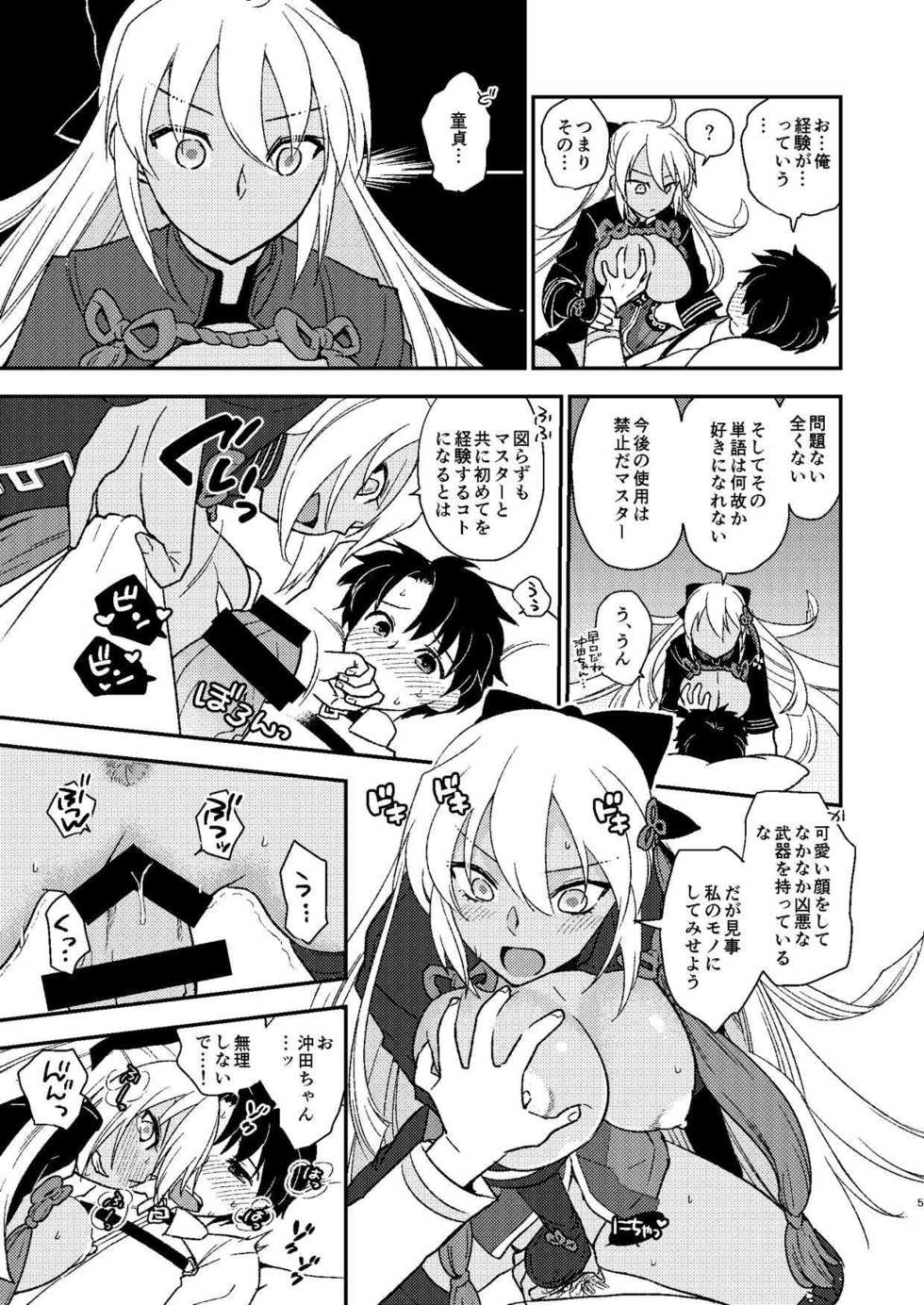 [TRIP SPIDER (niwacho)] Shiritai Okita-san (Fate/Grand Order) [Digital] - Page 5