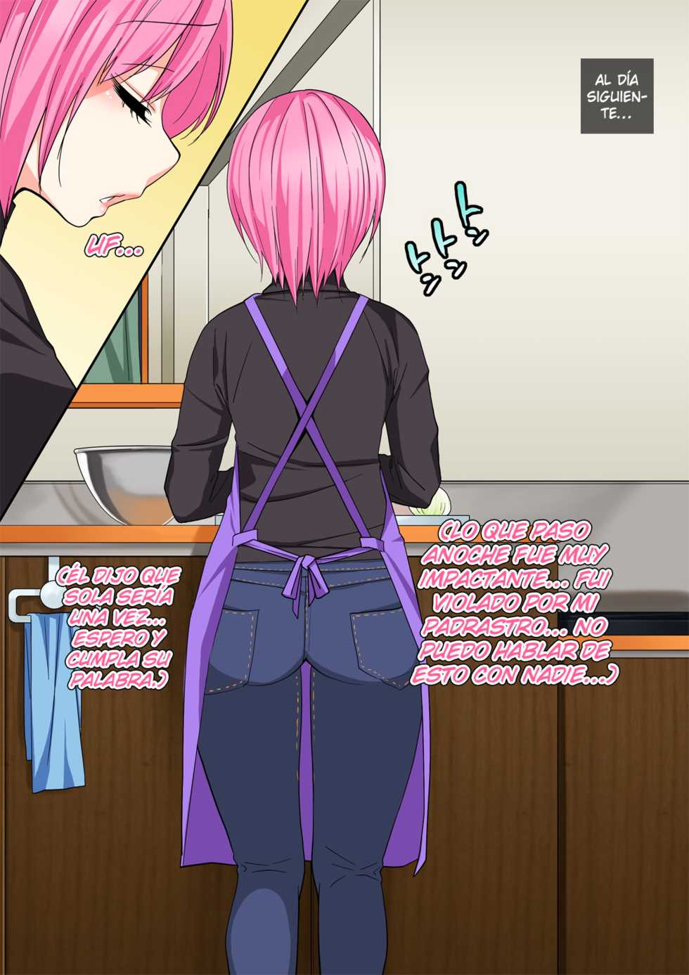 [Gujira 4 Gou (Gujira)] Otou-san no Onna ni Natta Boku | Me Convertí en la Novia de mi Padrastro [Spanish] [Espa-Doujins] [Incomplete] - Page 21