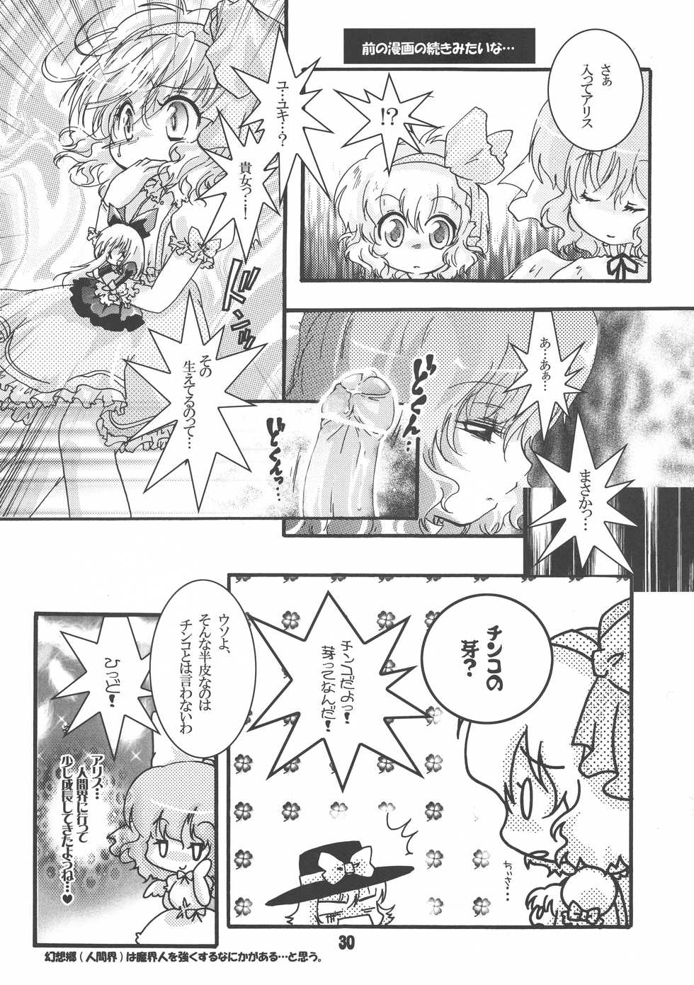 (C80) [Strawberry (Ichigo)] Futa Lolikko (Touhou Project) - Page 30