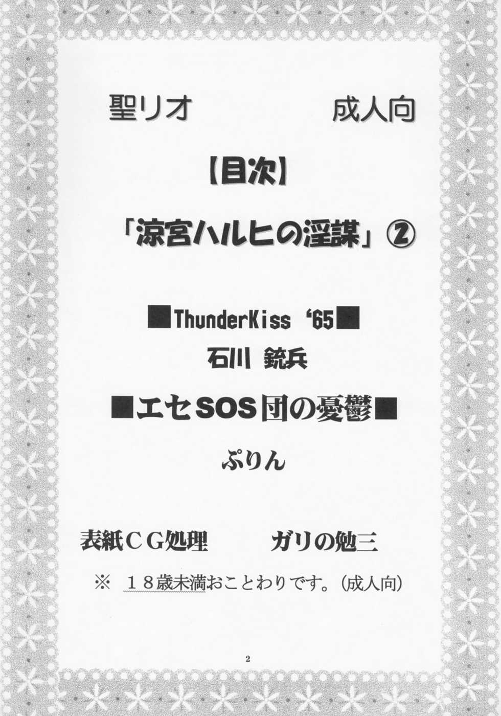 (C70) [St. Rio (MyMeroD!)] Suzumiya Haruhi no Inbou 2 (The Melancholy of Haruhi Suzumiya) - Page 3