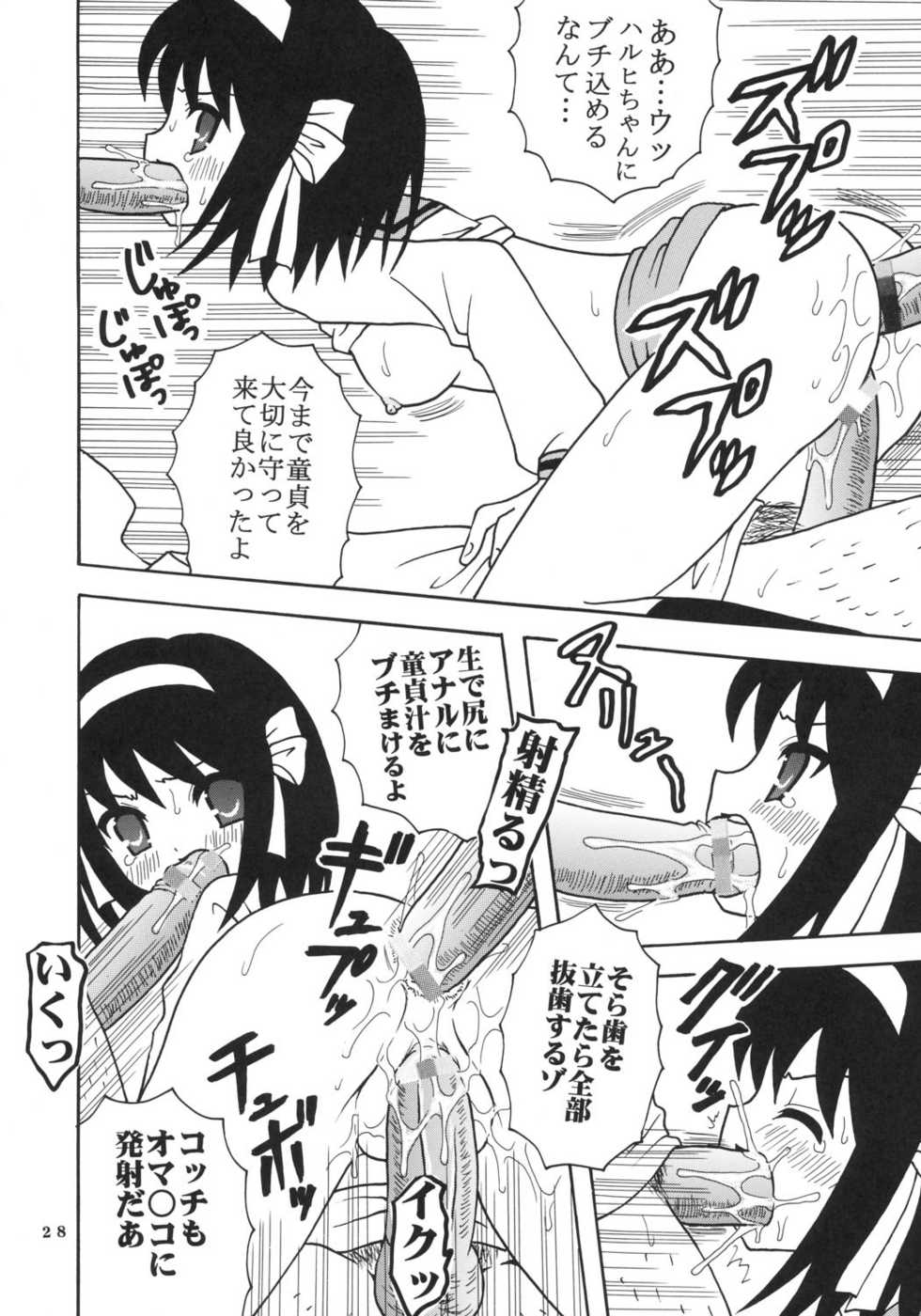 (C70) [St. Rio (MyMeroD!)] Suzumiya Haruhi no Inbou 2 (The Melancholy of Haruhi Suzumiya) - Page 29
