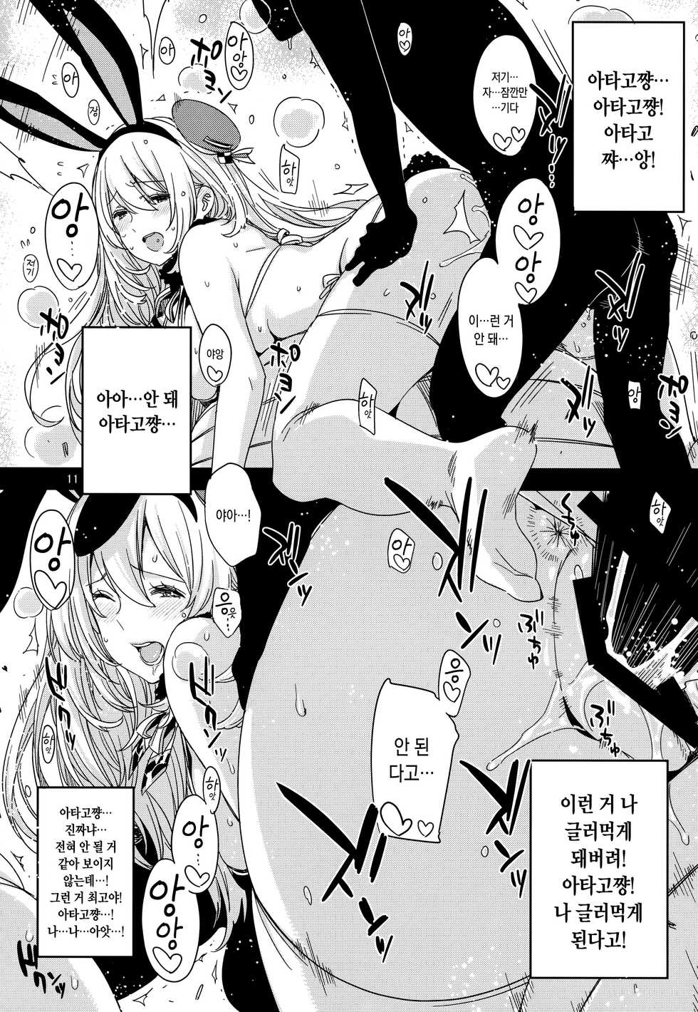 (C89) [EDGE (ED)] Sanzen Sekai no Karasu o Koroshi Atago ni Model o Tanomitai... | 삼천세계의 까마귀를 죽이고 아타고에게 모델을 부탁하고 싶어... (Kantai Collection -KanColle-) [Korean] - Page 10