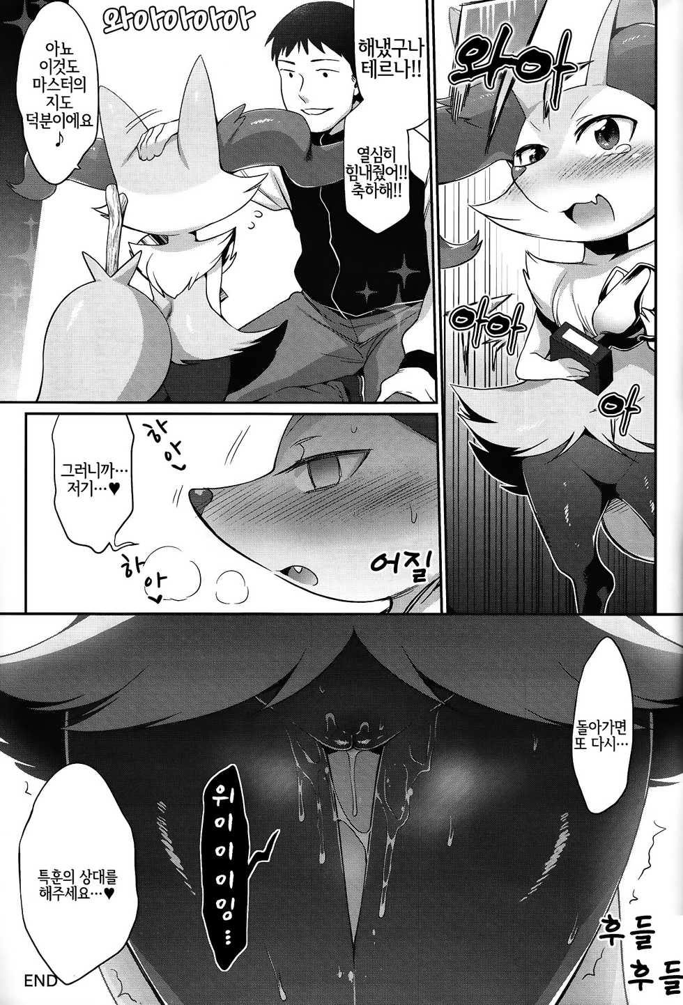 (Shinshun Kemoket) [Mizone Doubutsuen (Mizone)] Doryokuchi Ecchi 252 (Pokémon) [Korean] [LWND] [Decensored] - Page 12