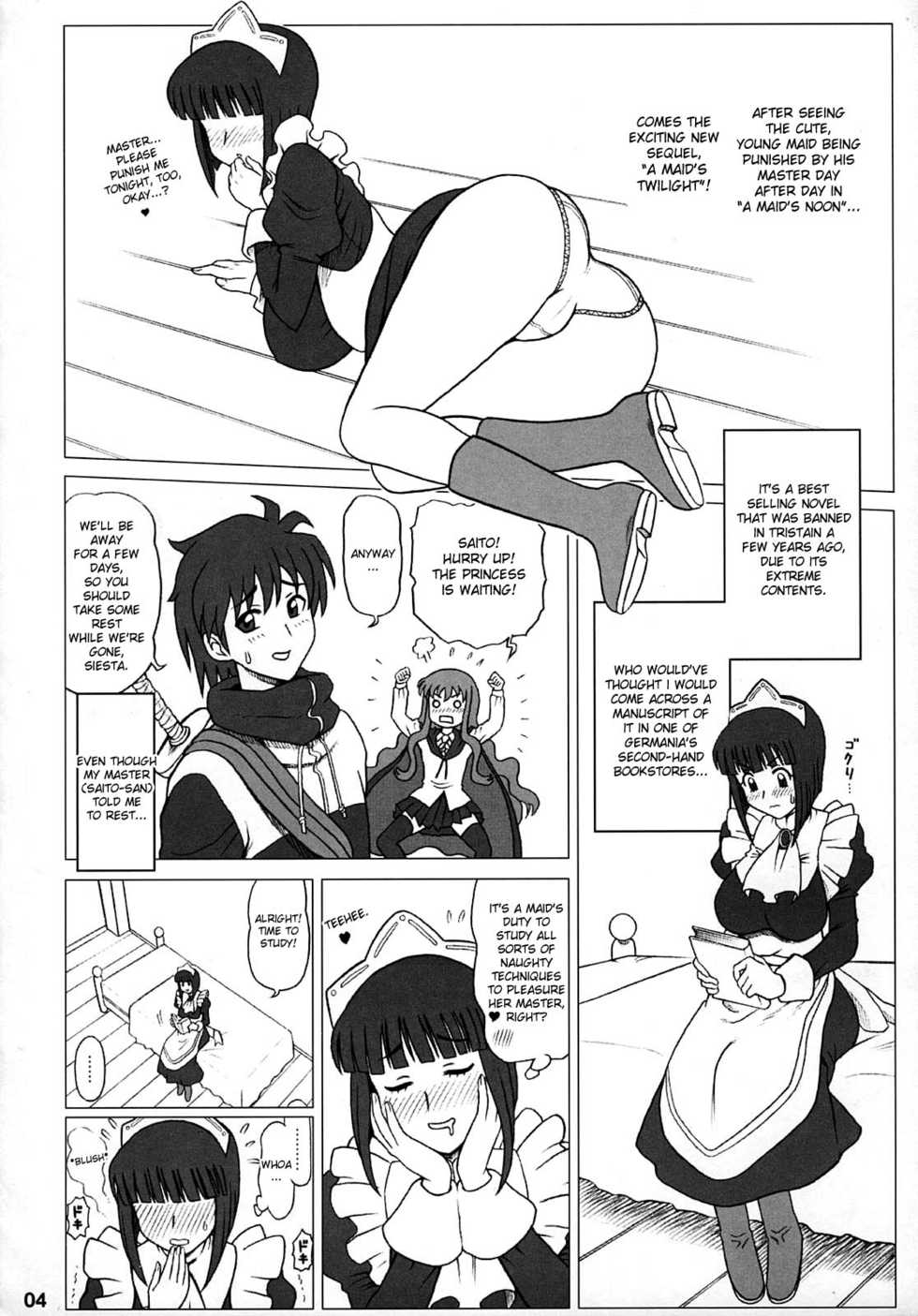 (C75) [Kaiten Sommelier (13.)] 21Kaiten - Maid no Tasogare (Zero no Tsukaima) [English] [desudesu] - Page 3