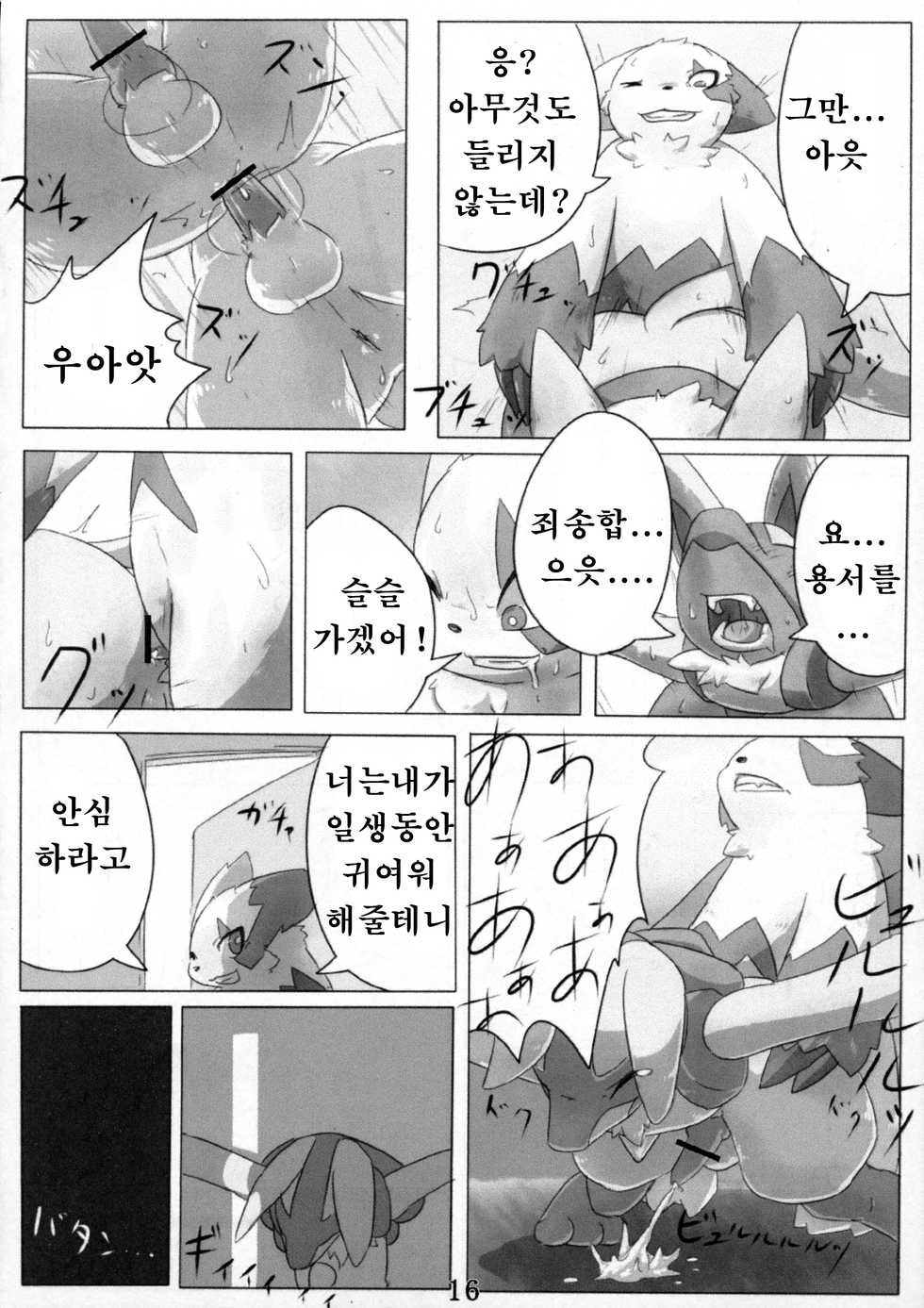 (Fur-st 2) [Cirmonoid (Various)] Dousei Juuai Izonshou (Pokémon) [Korean] [강루스페] - Page 17