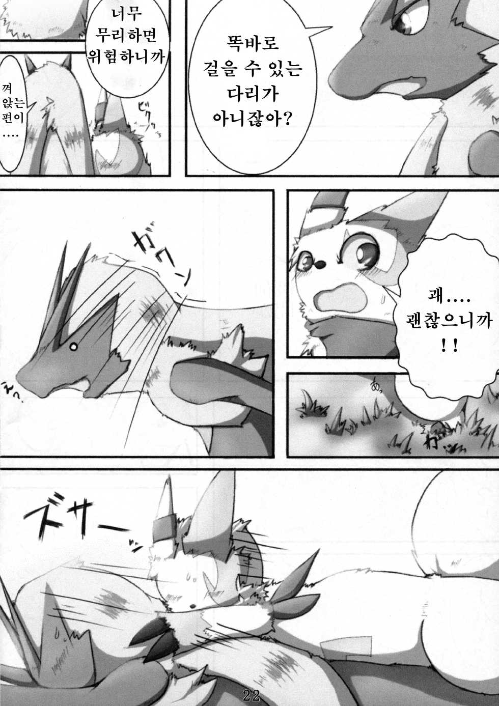 (Fur-st 2) [Cirmonoid (Various)] Dousei Juuai Izonshou (Pokémon) [Korean] [강루스페] - Page 23
