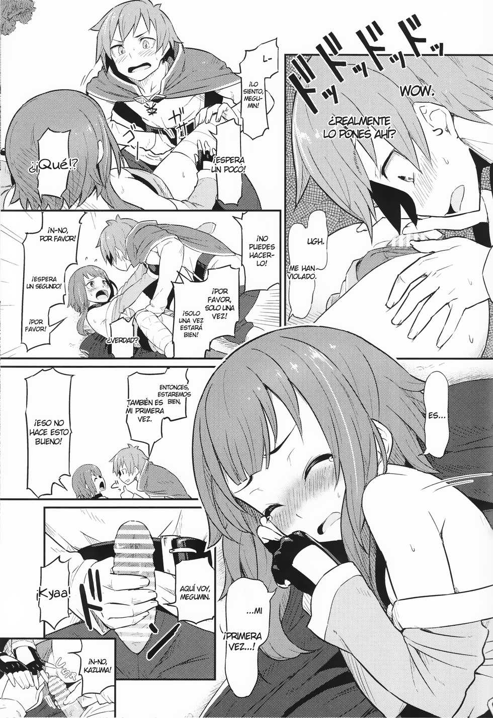 (C90) [Pirokobo (Piro)] Kono Bakuretsudou ni Gohoubi o! (Kono Subarashii Sekai ni Syukufuku o!) [Spanish] [Vlothx] - Page 14