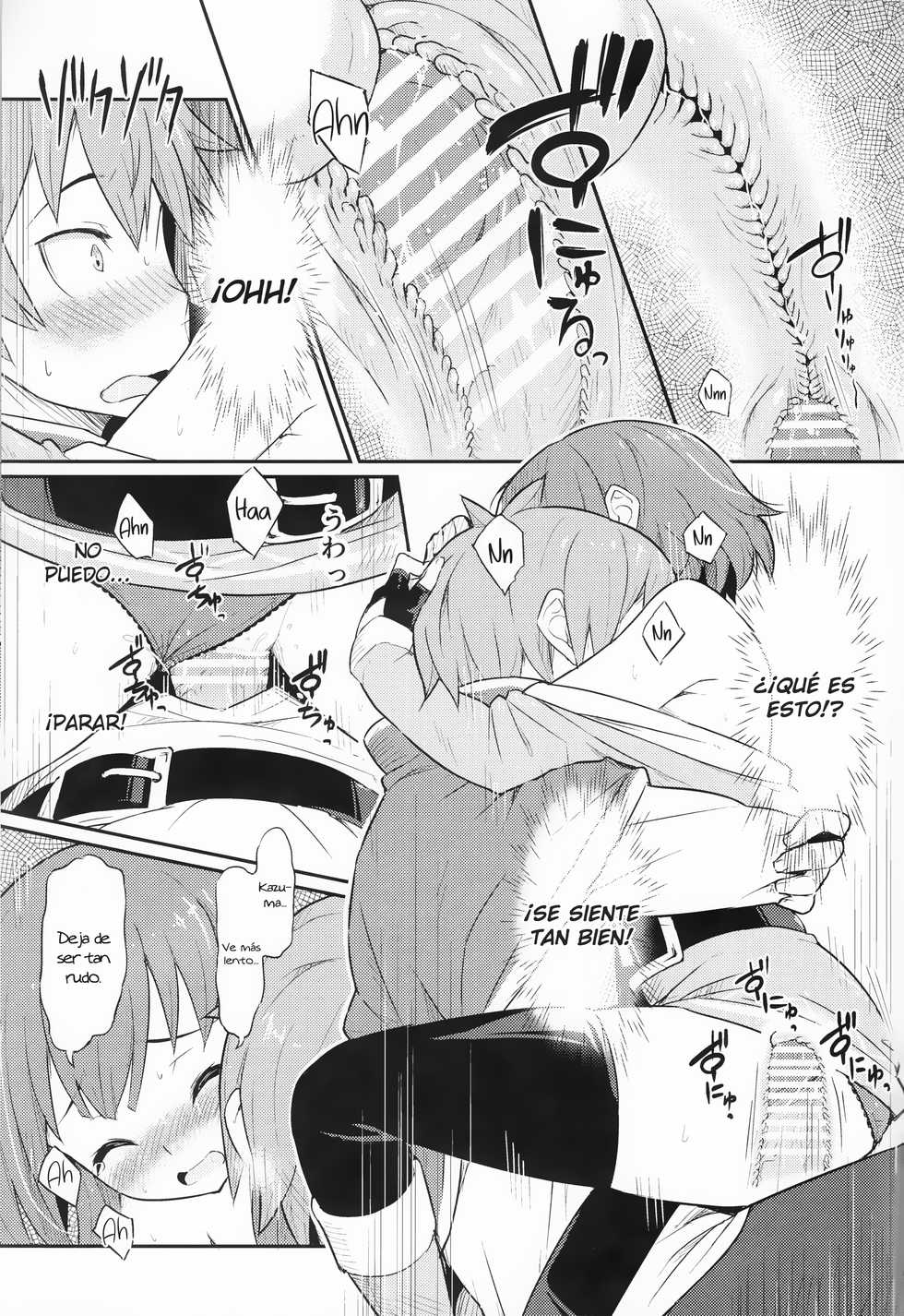 (C90) [Pirokobo (Piro)] Kono Bakuretsudou ni Gohoubi o! (Kono Subarashii Sekai ni Syukufuku o!) [Spanish] [Vlothx] - Page 18