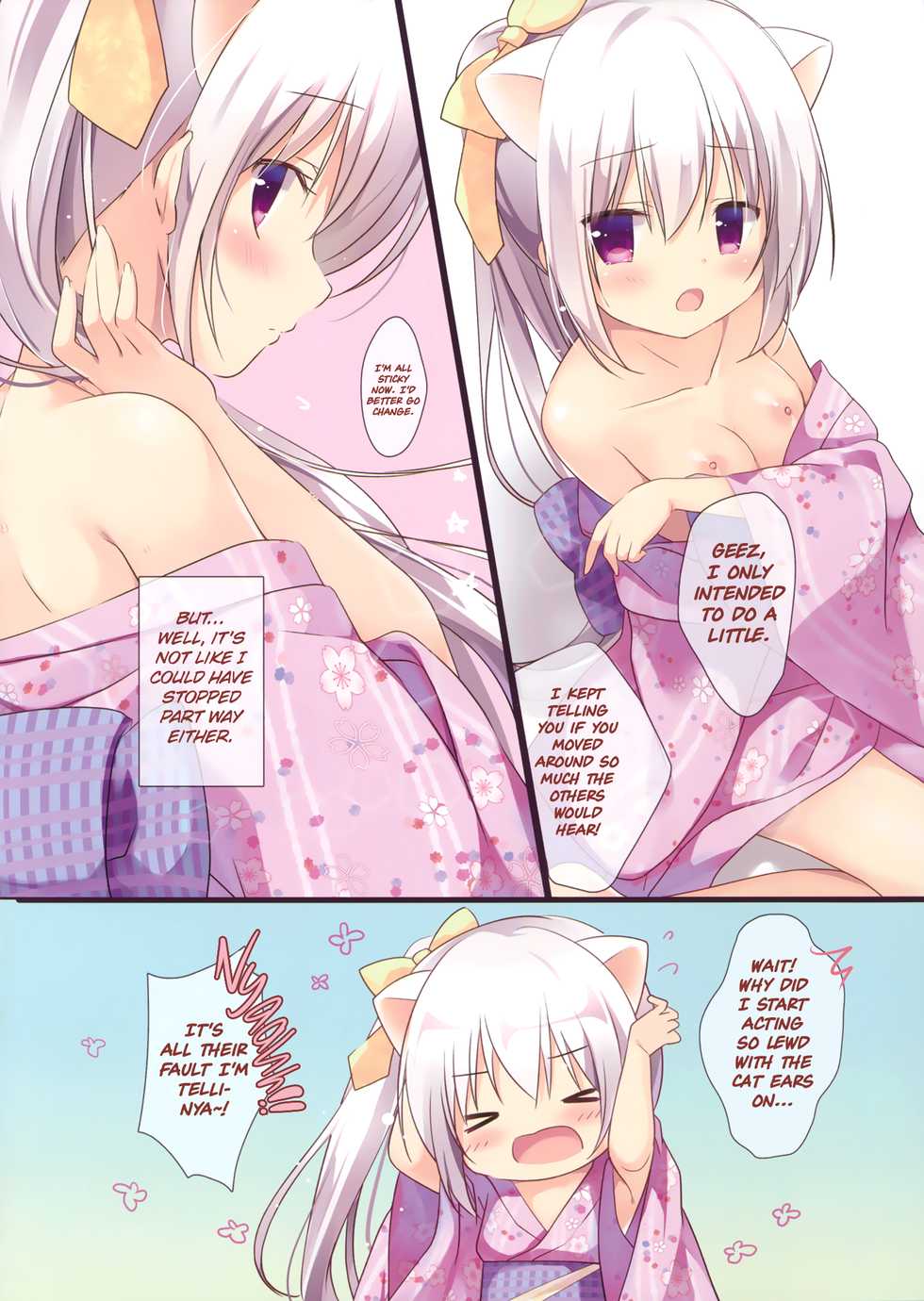 (C90) [Brown sugar (Miyasaka Naco)] Omatsuri Date wa Nekomimi no Tame deshita [English] =White Symphony= - Page 14