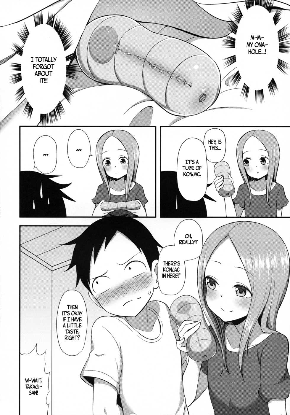 (COMIC1☆13) [Starmine18 (HANABi)] Takagi-san to Onahole | Takagi-san and an Onahole (Karakai Jouzu no Takagi-san) [English] [Rotoscopic] - Page 3