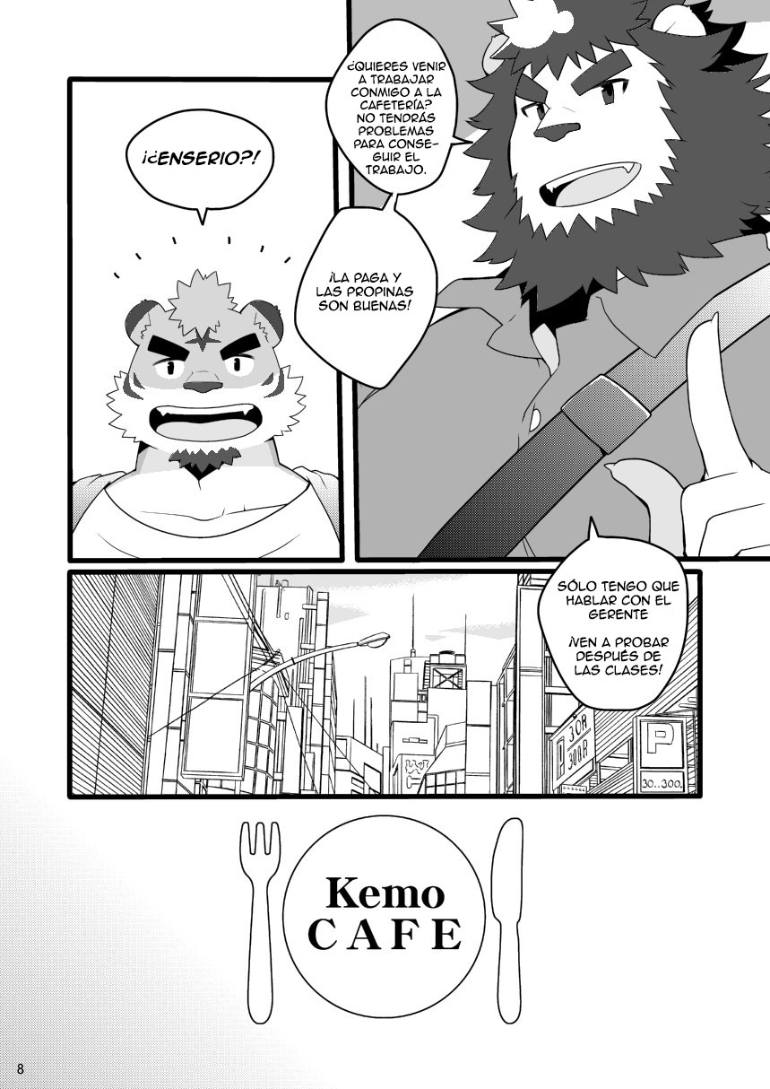 [Itachi Gokko (Takezamurai)] KemoCAFE Okaeri | KemoCafe Seconds please! [Spanish] [Rai] [Digital] - Page 8