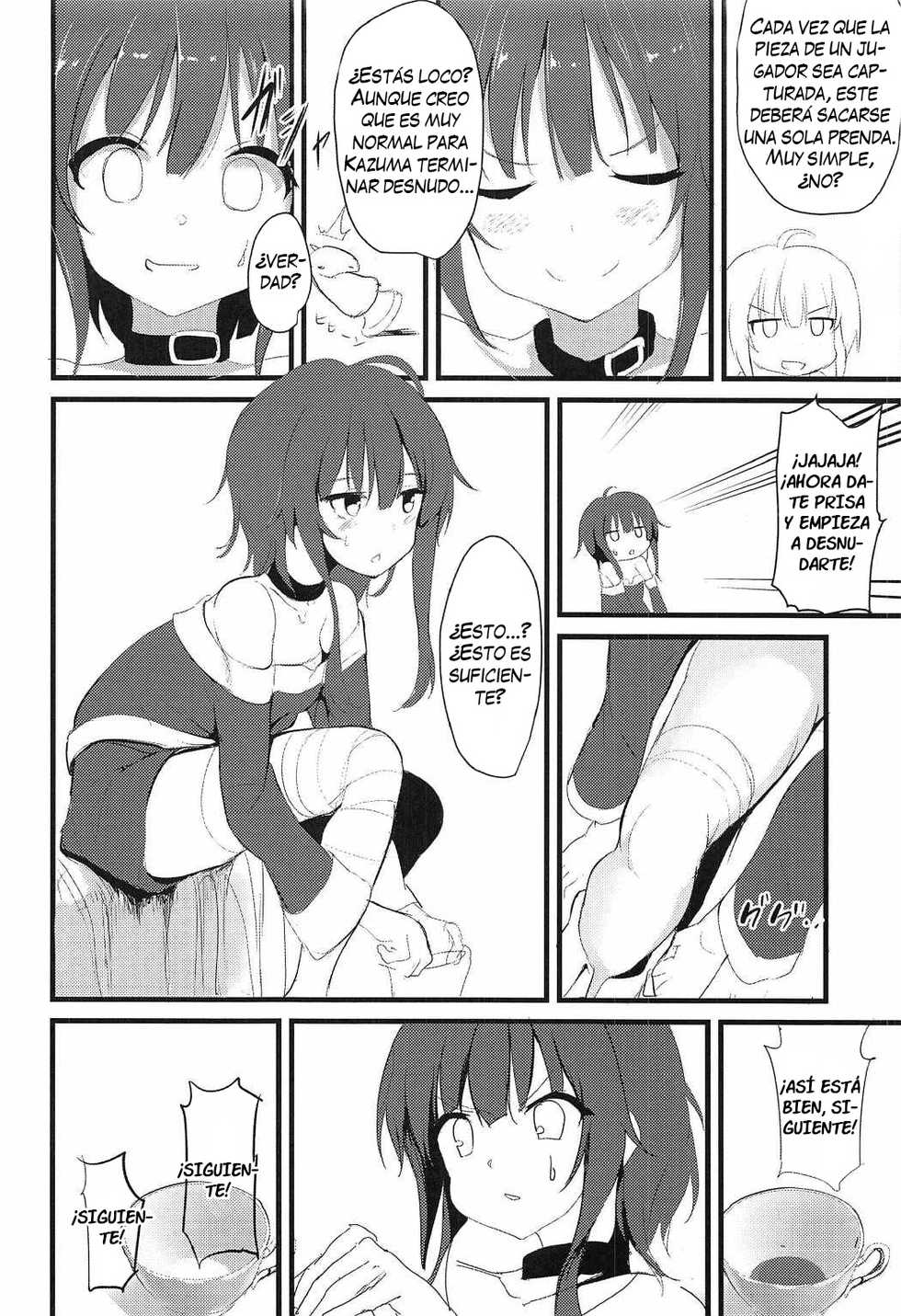 (C91) [Kasuga 1-chome (Kasugai)] Megumin (Kawaii) (Kono Subarashii Sekai ni Syukufuku o!) [Spanish] [Shadow Hunter] - Page 5