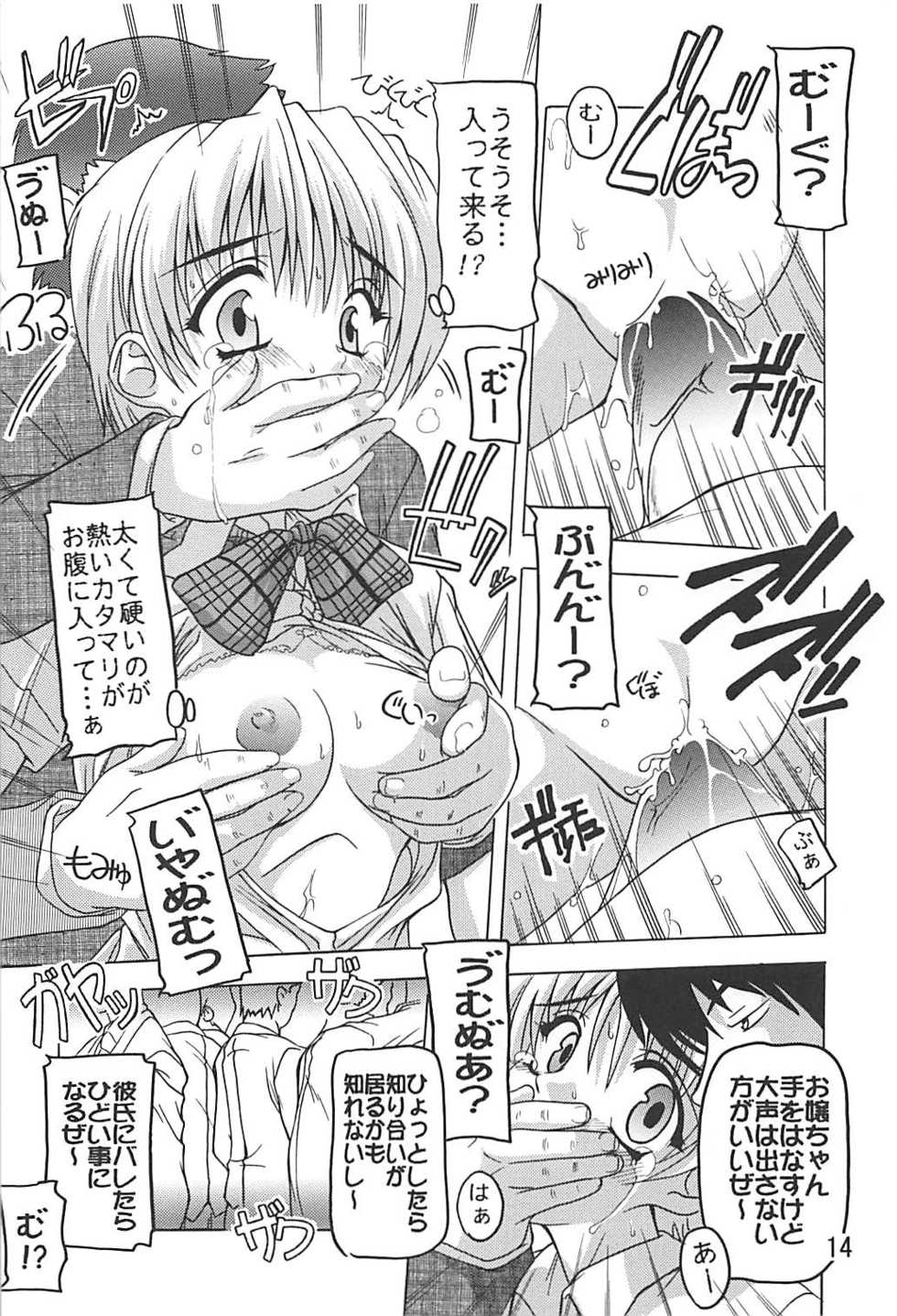 (C66) [Studio Q (Natsuka Q-Ya)] Tsukasa Aoshingou! (Ichigo 100%) - Page 13