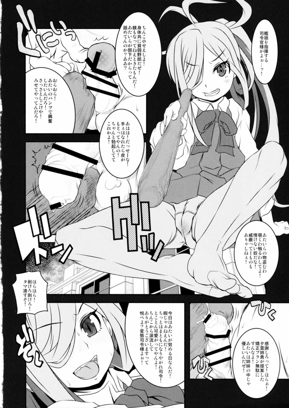 (COMIC1☆12) [Shirando (Shiran Takashi)] Yuugumo-gata Kanmusu ni Yoru Teitoku Kanri Nisshi. Sono Ichi Sono Ni Gappei Kaishuu Ban (Kantai Collection -KanColle-) - Page 33