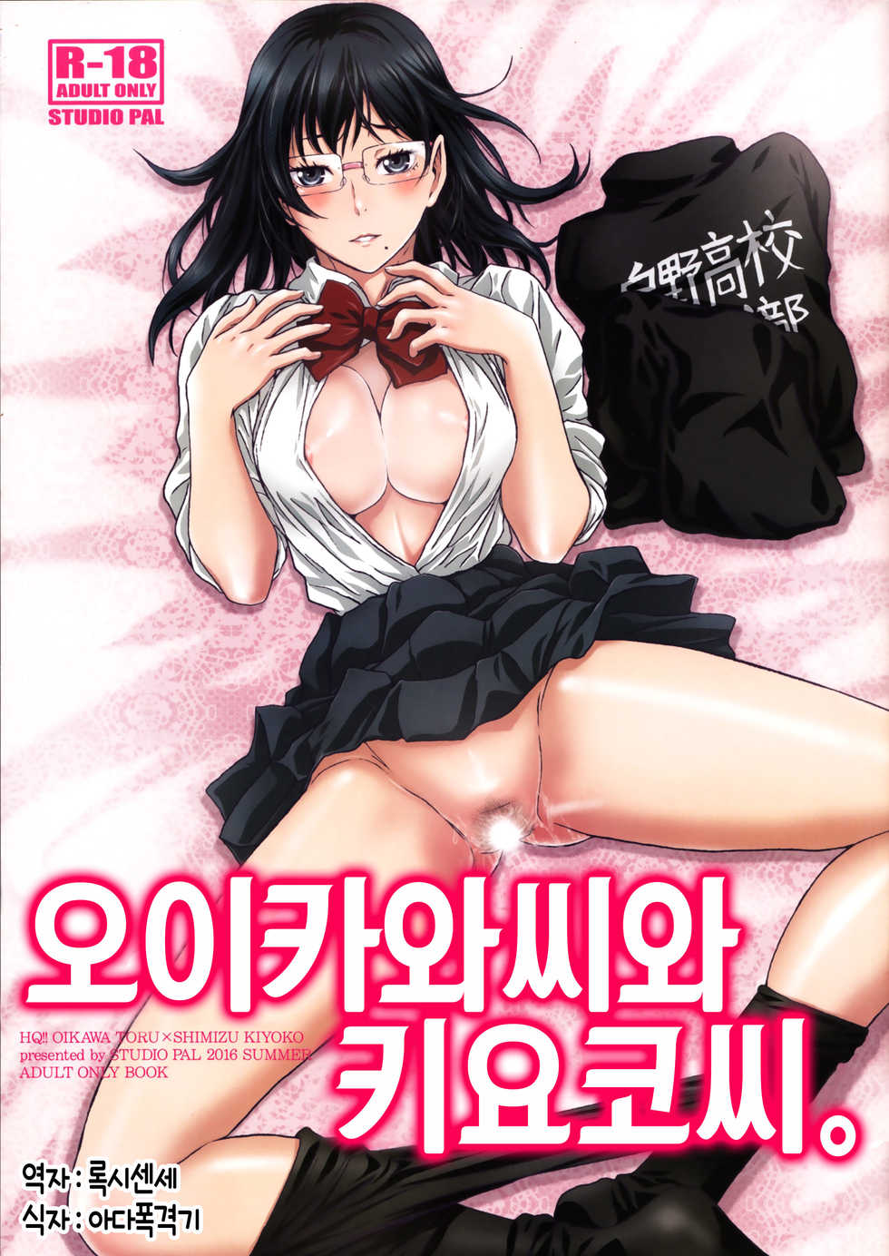 (C90) [STUDIO PAL (Nanno Koto, Kenzaki Mikuri)] Oikawa-san to Kiyoko-san. | 오이카와씨와 키요코씨。 (Haikyuu!!) [Korean] [록시센세] - Page 1