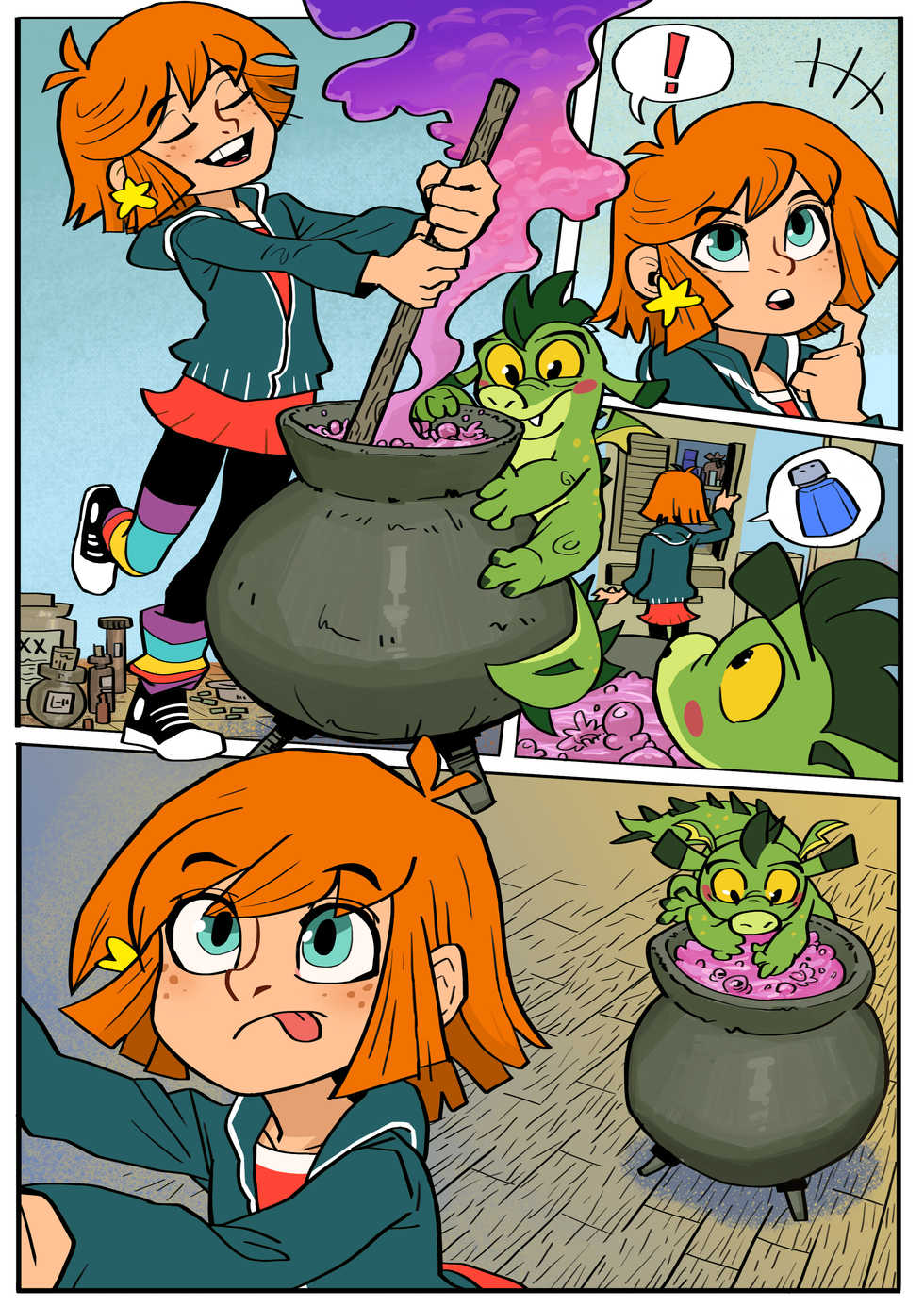 [Atomic Bomb] Hexe Lilli Comic - Page 1